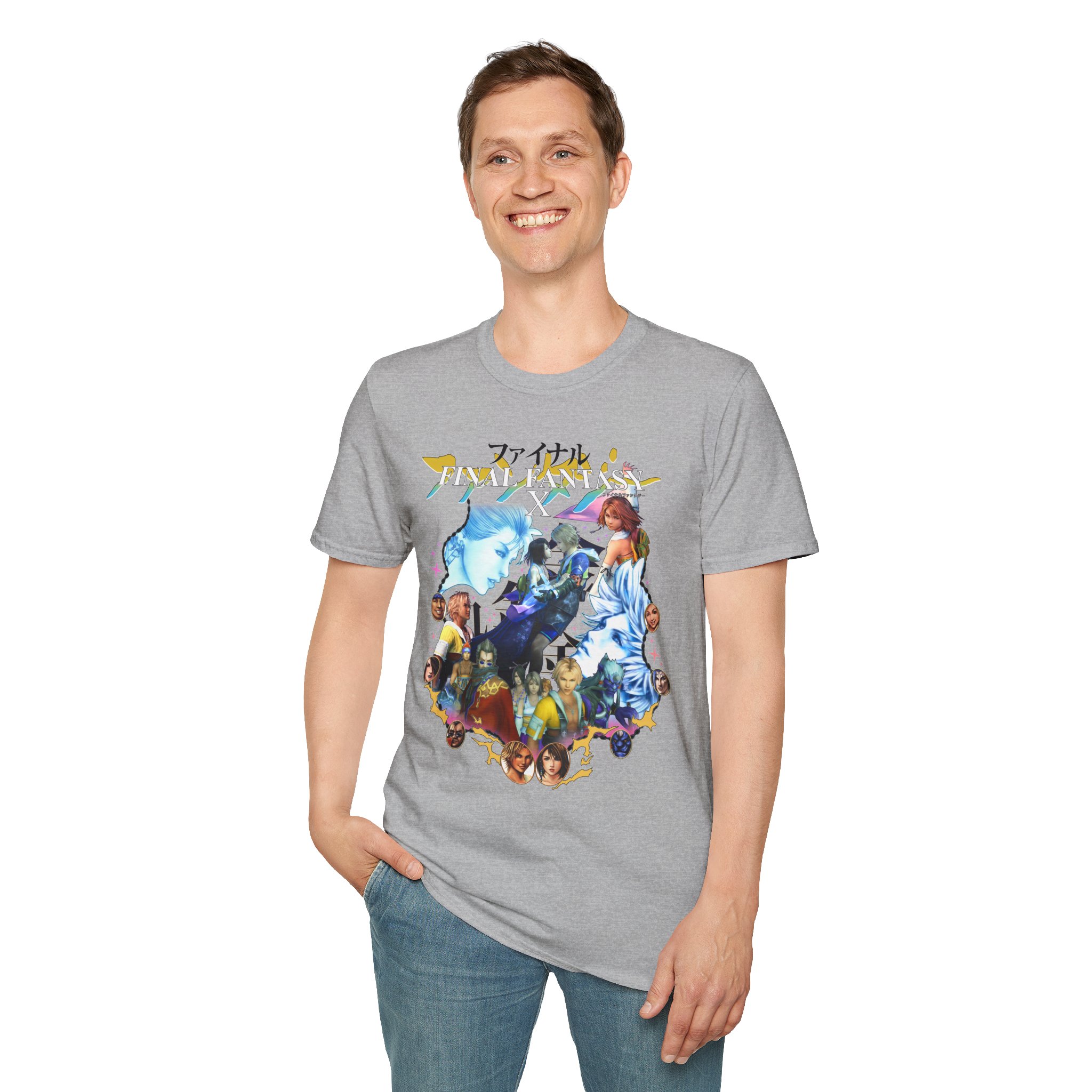 Final Fantasy X Tidus & Yuna T-Shirt - Image 15
