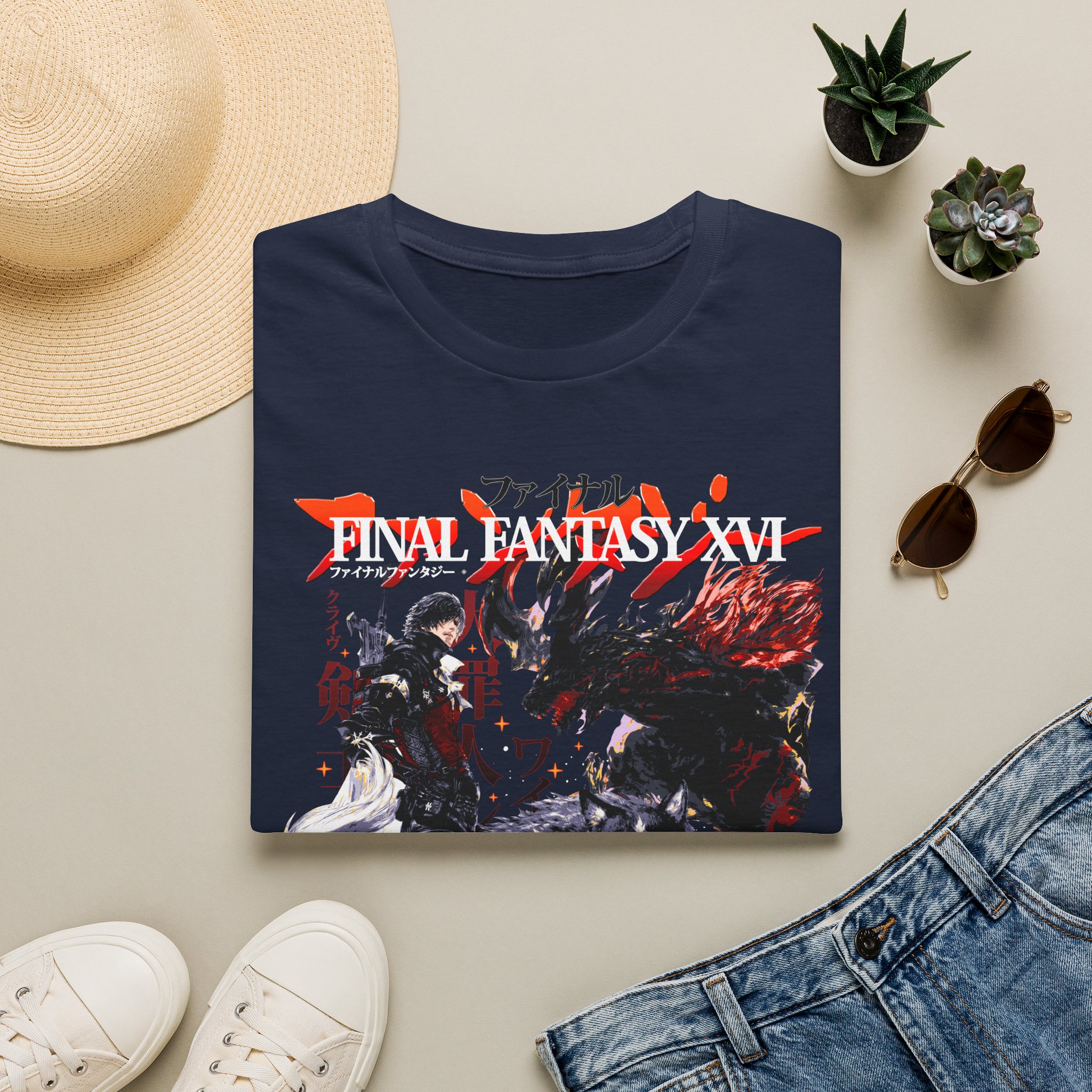 Final Fantasy XVI Clive T-Shirt - Image 19