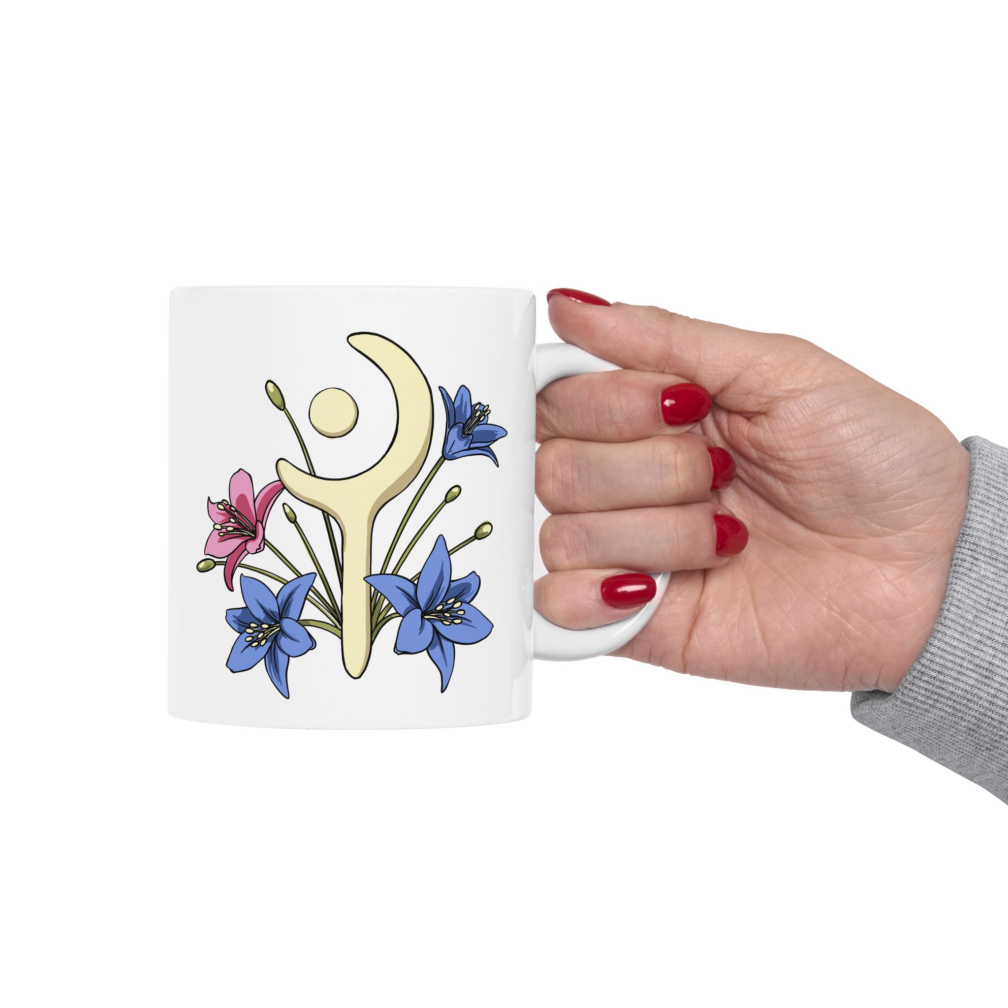 White Mage Ceramic Mug - Image 9