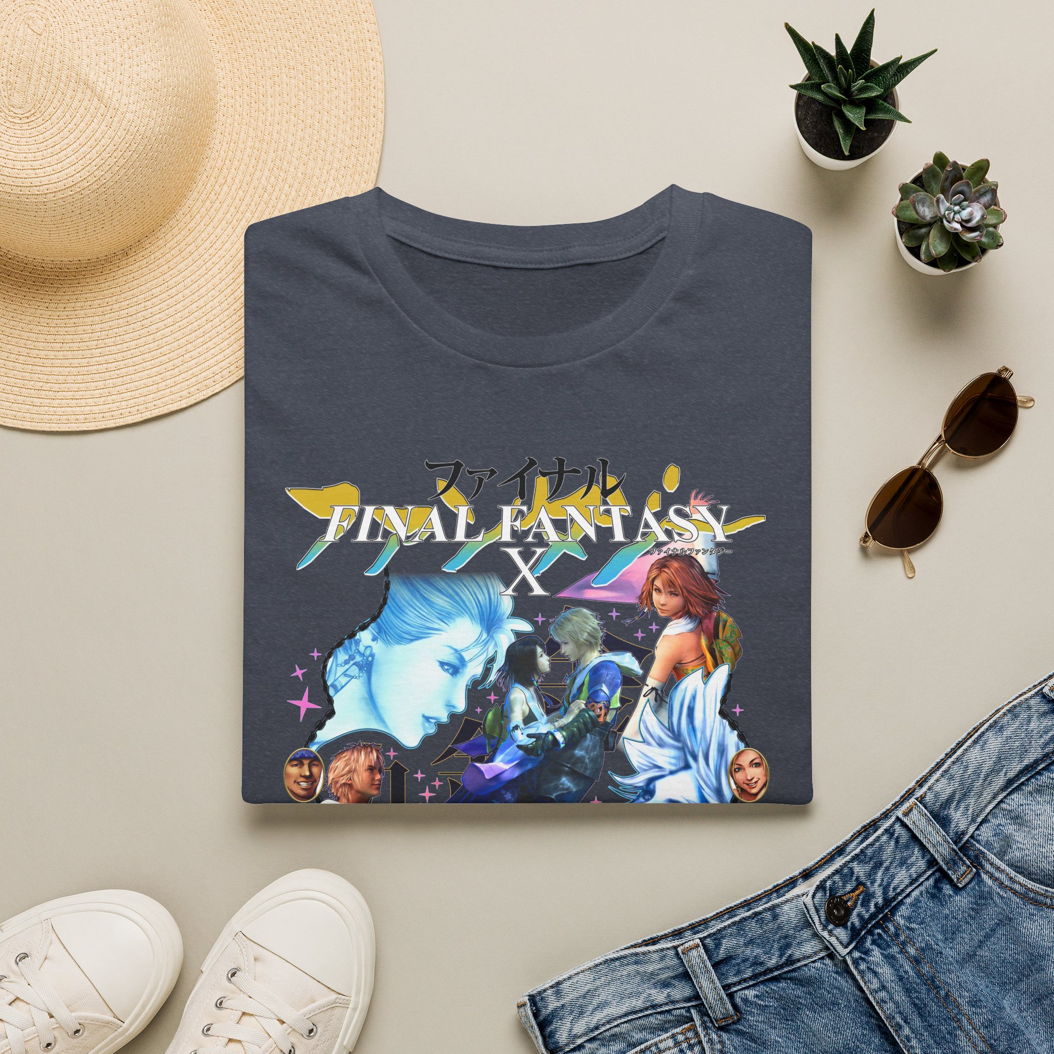 Final Fantasy X Tidus & Yuna T-Shirt - Image 25