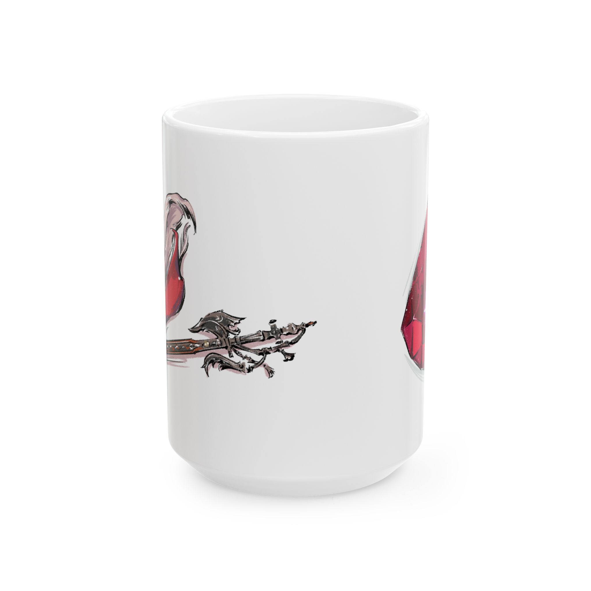 Red Mage Ceramic Mug - Image 9