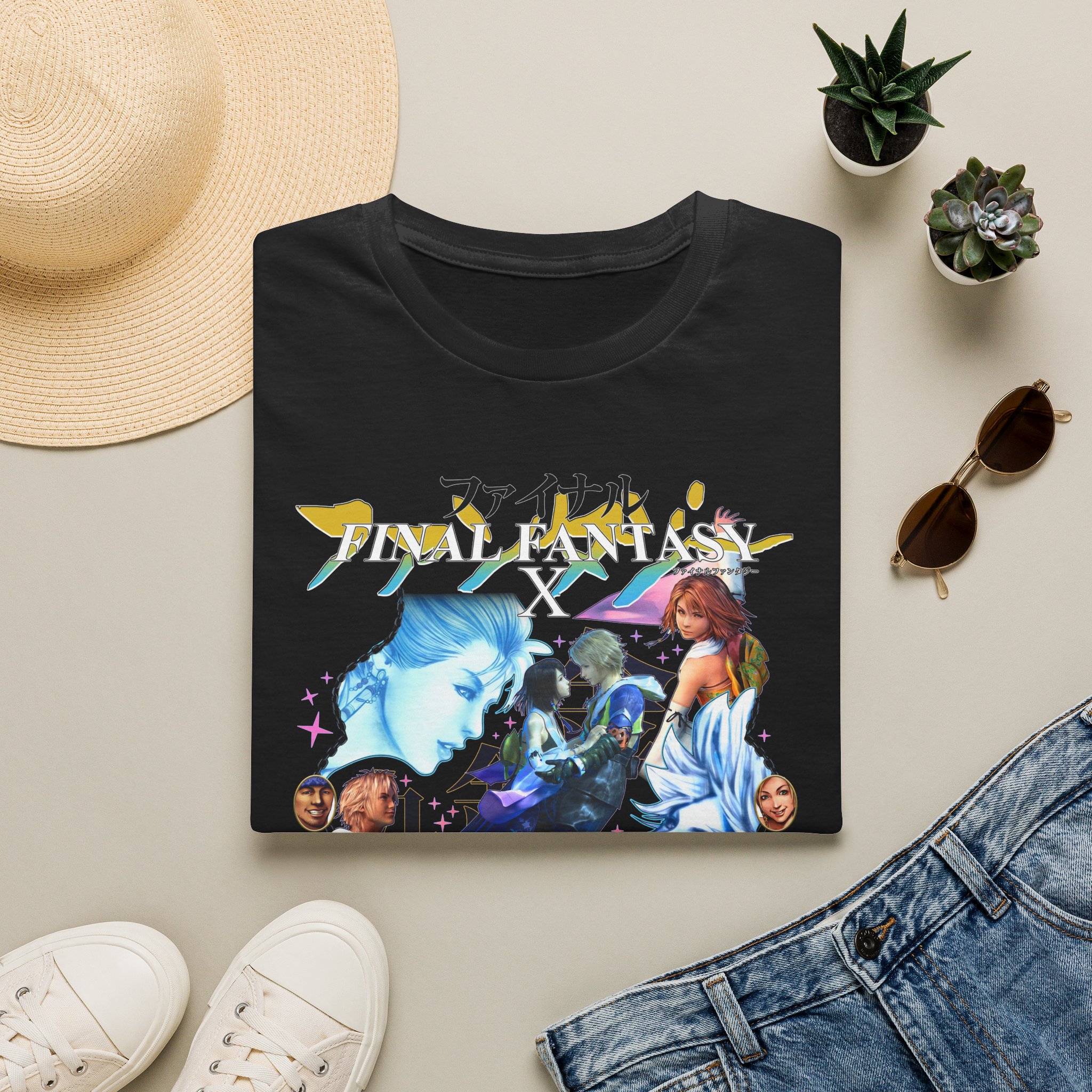 Final Fantasy X Tidus & Yuna T-Shirt - Image 7