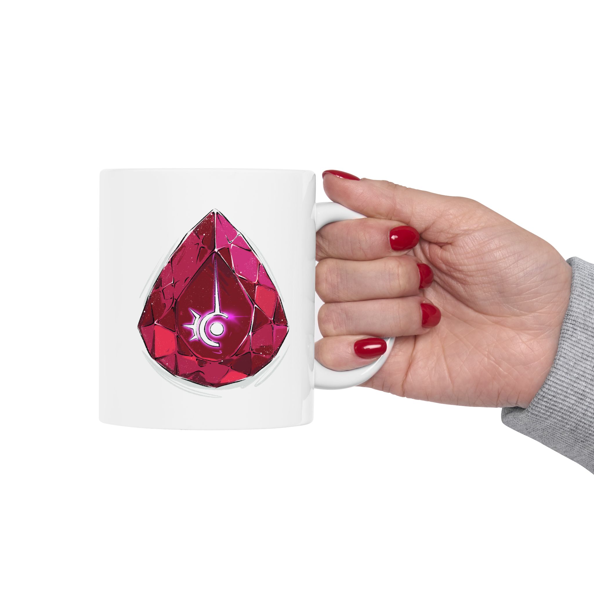 Red Mage Ceramic Mug - Image 6