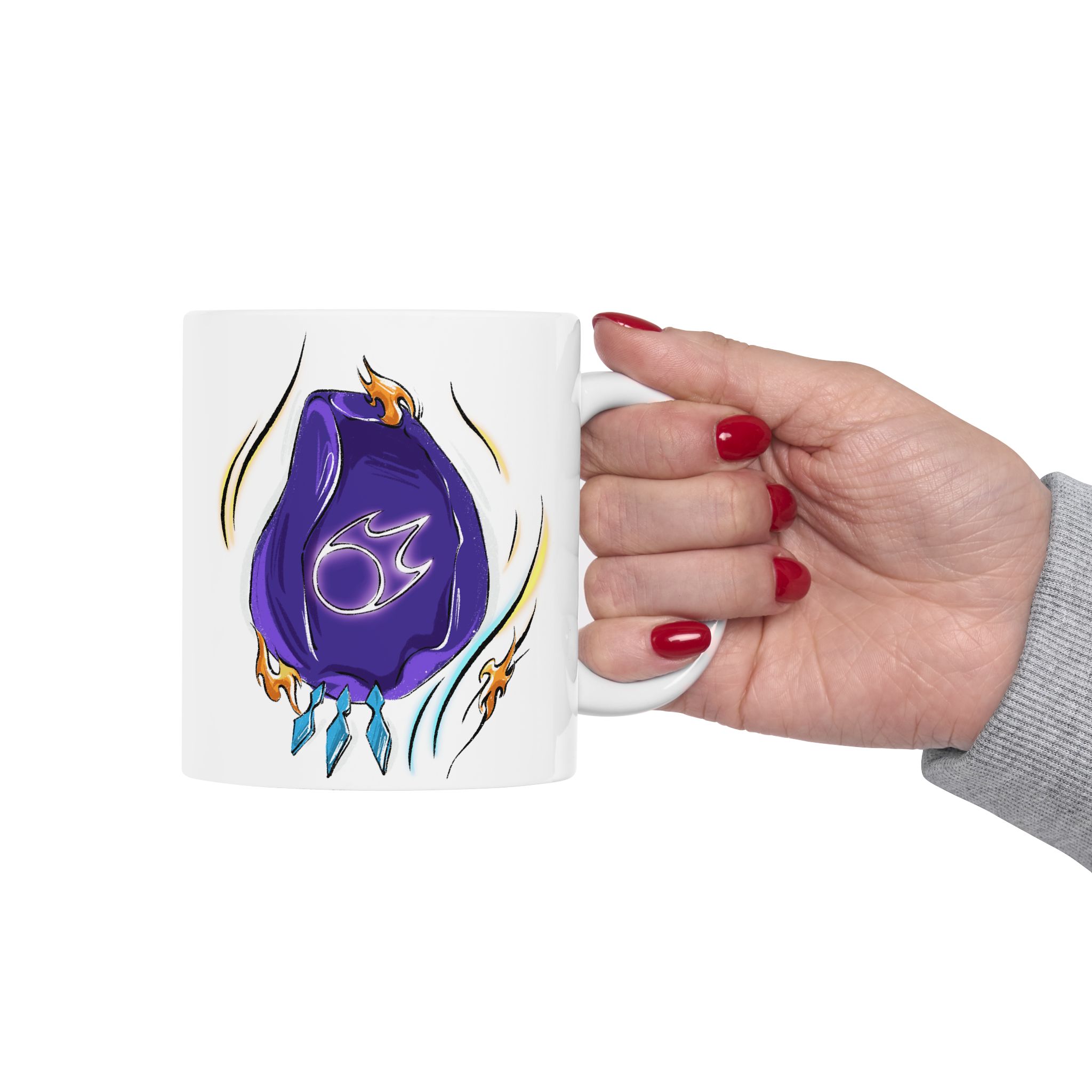 Black Mage Ceramic Mug - Image 9