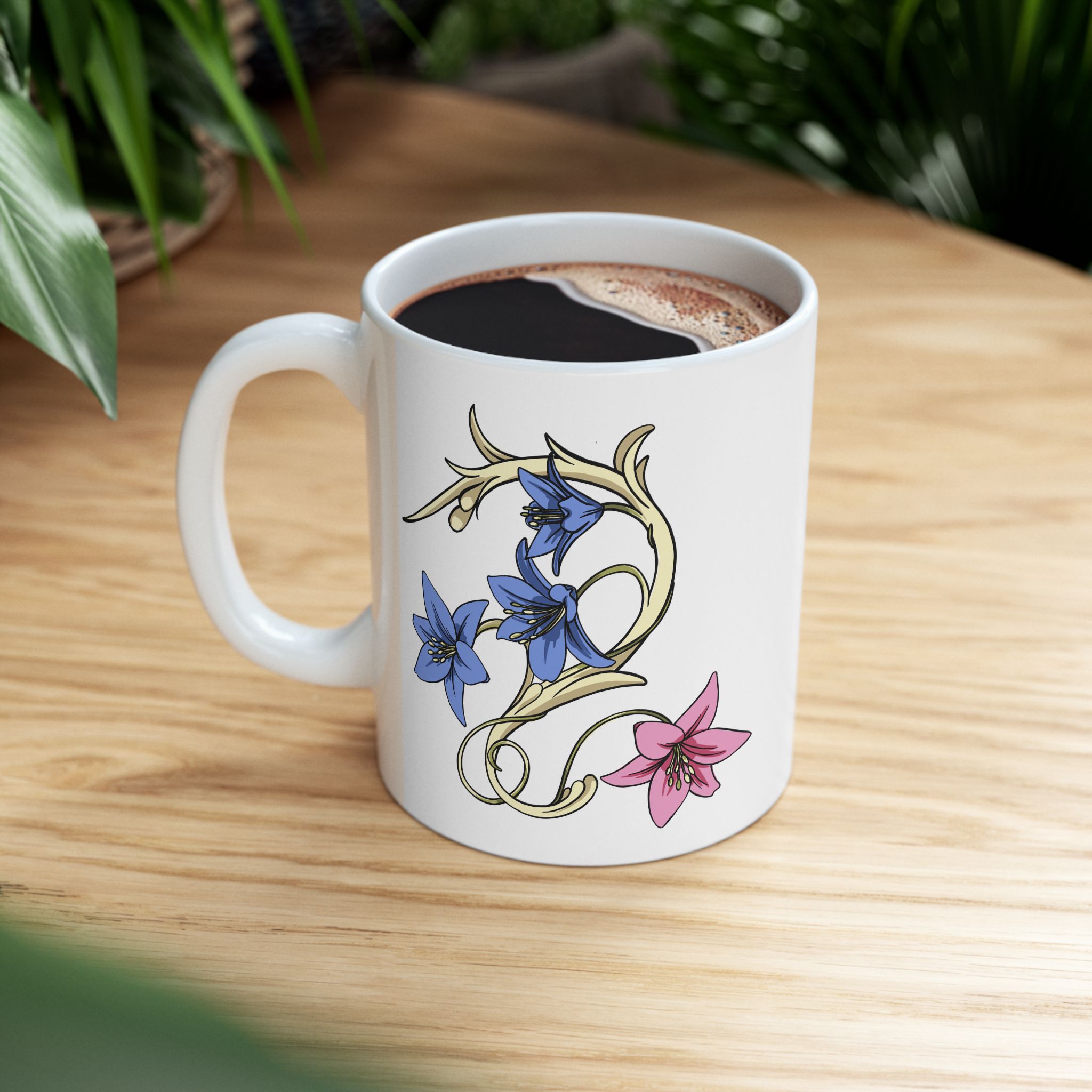 White Mage Ceramic Mug - Image 7