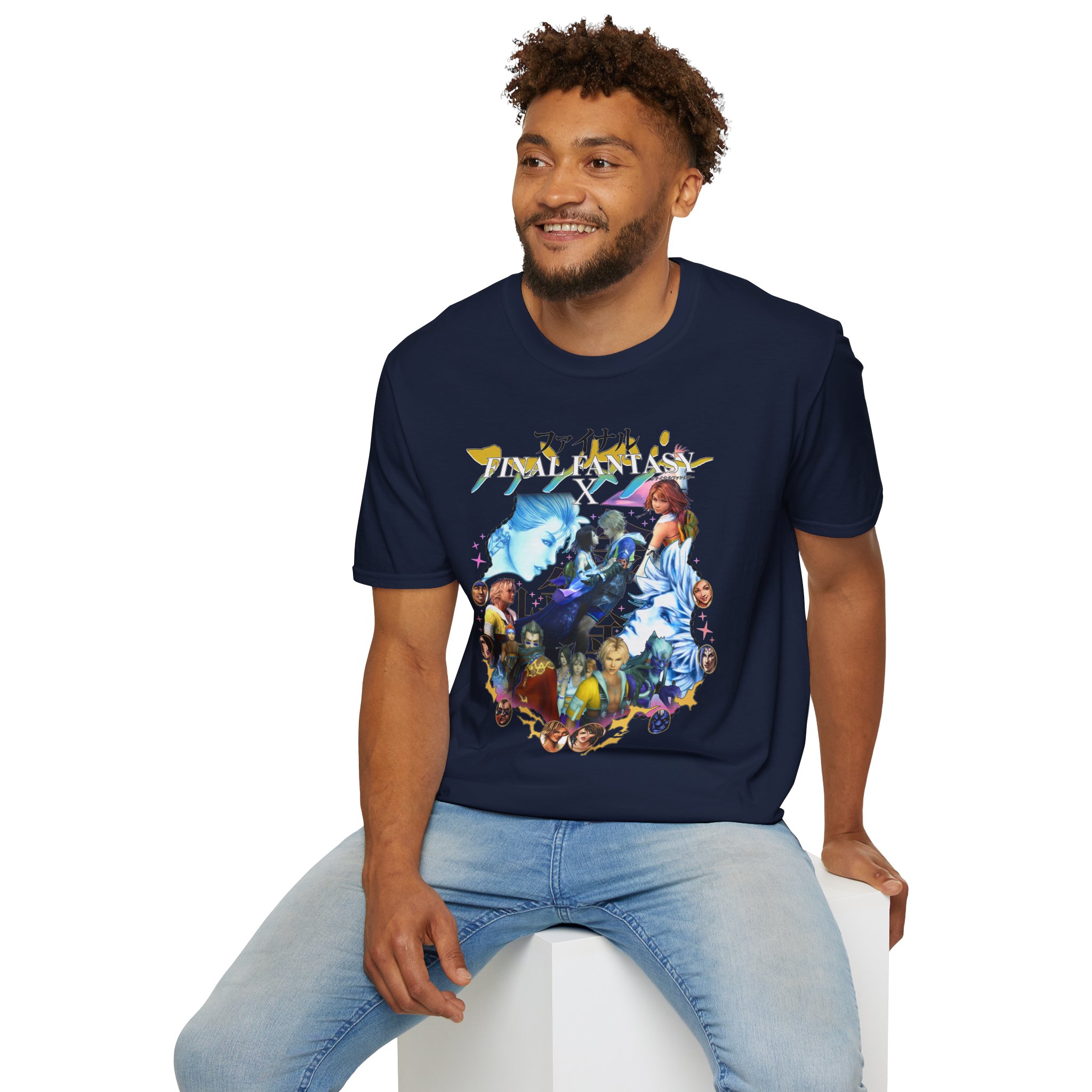 Final Fantasy X Tidus & Yuna T-Shirt - Image 24