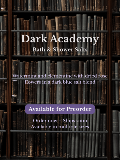 Dark Academy Bath & Shower Salts