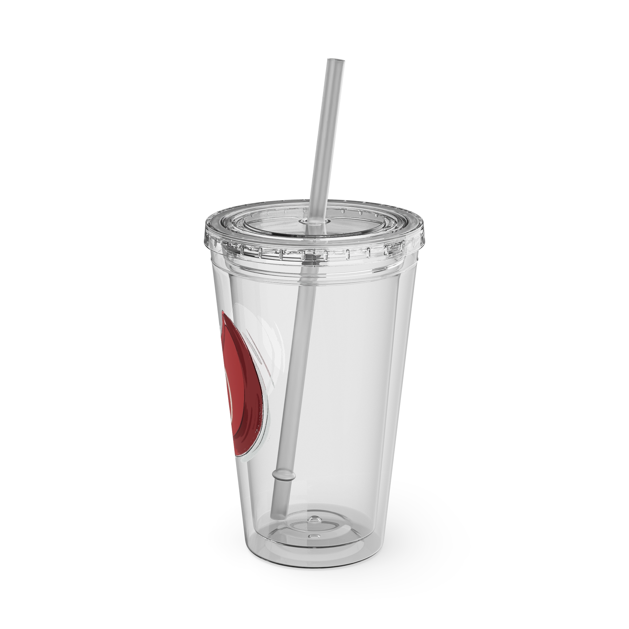 Warrior Clear Tumbler with Straw - Image 8