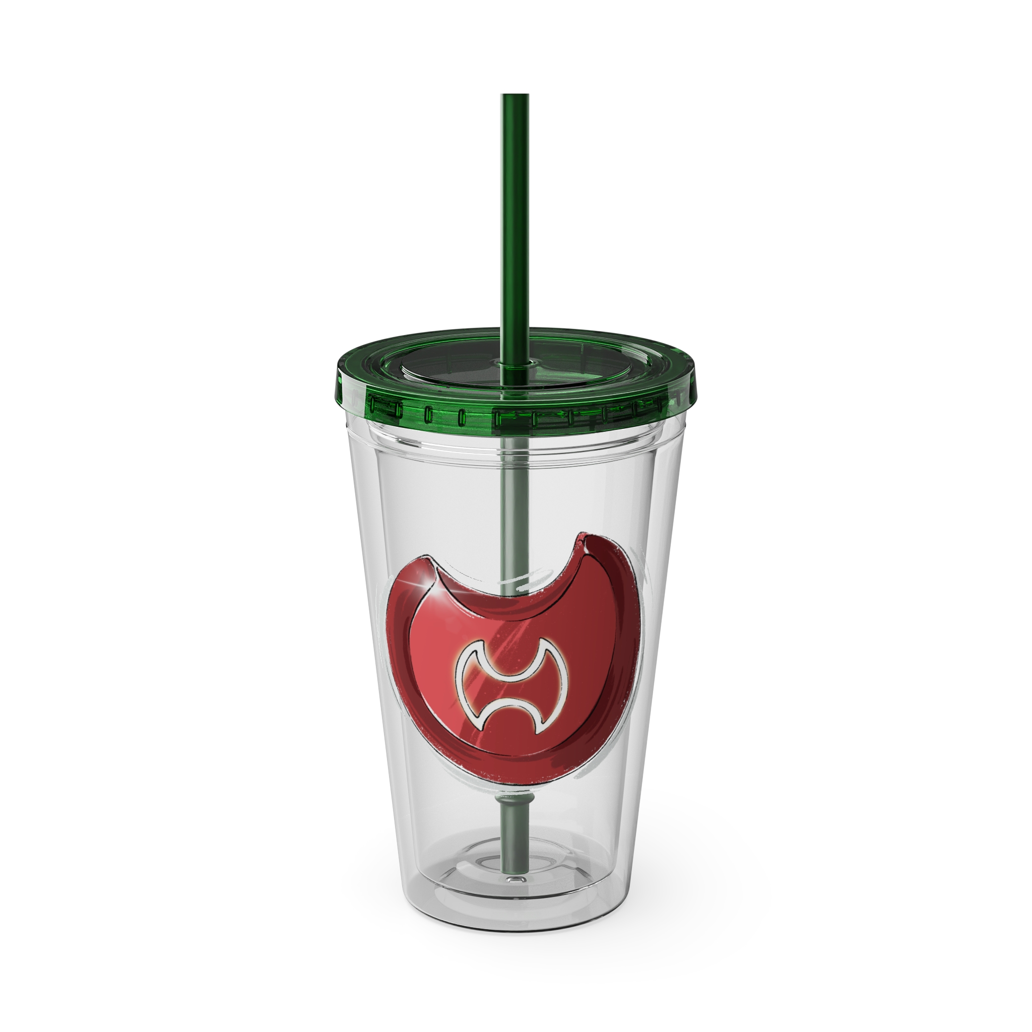 Warrior Clear Tumbler with Straw - Image 25