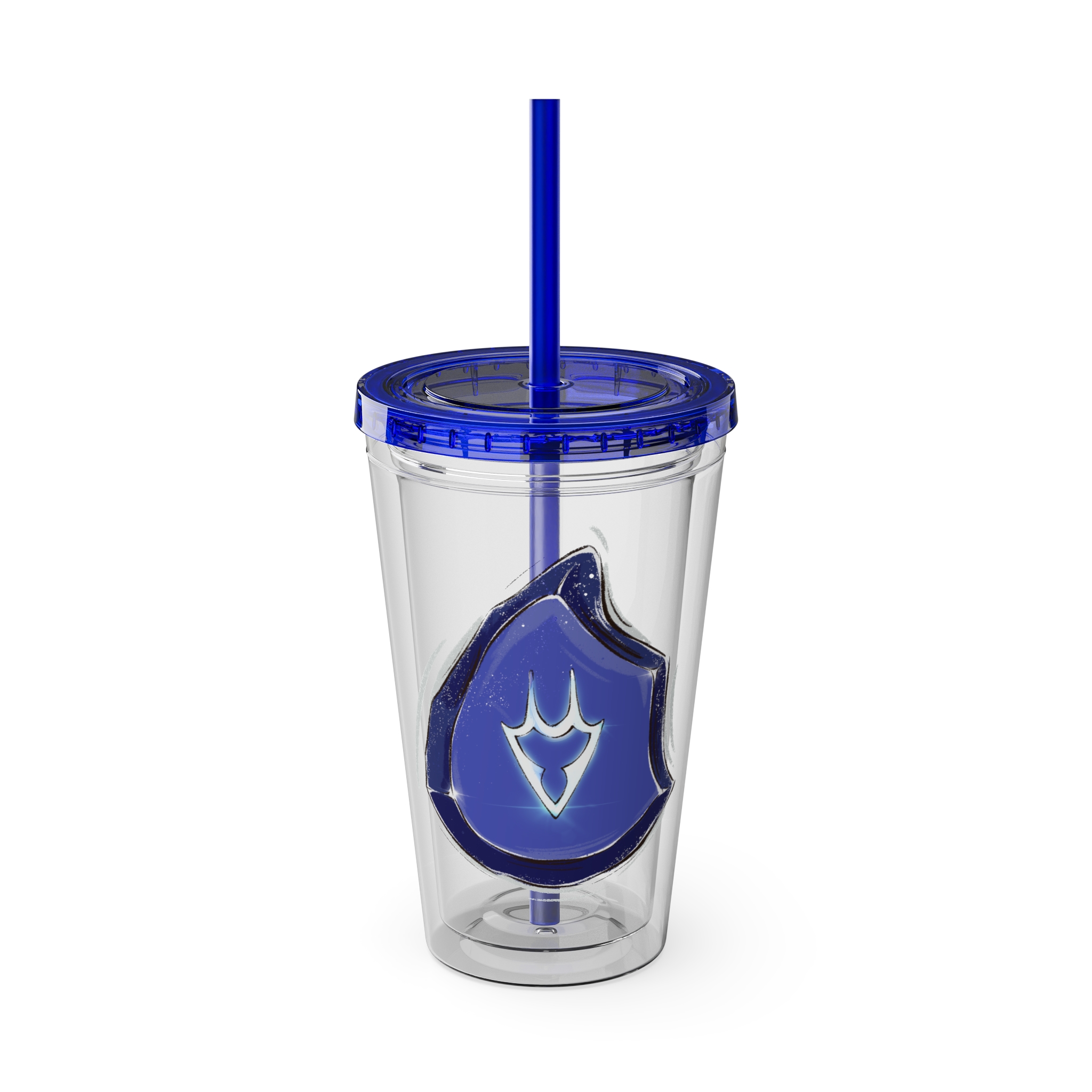 Dragoon Clear Tumbler with Straw