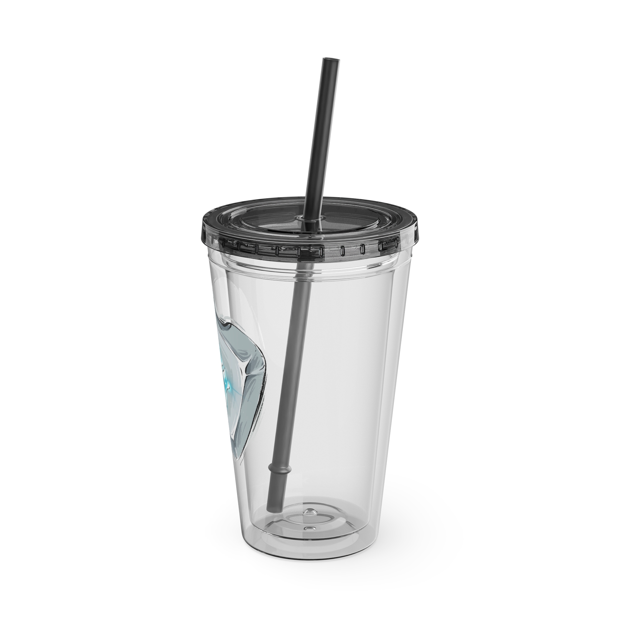 Sage Clear Tumbler with Straw - Image 8