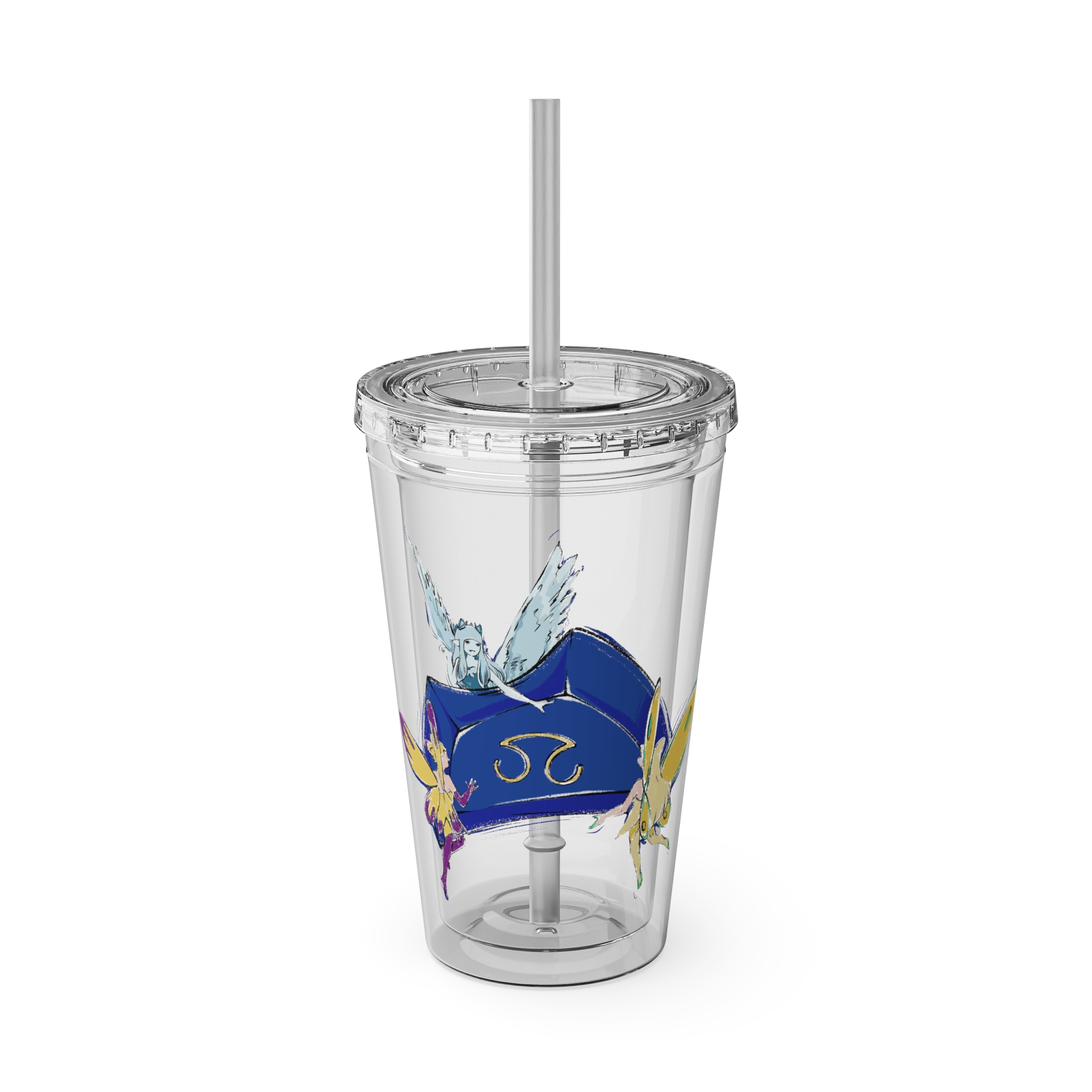 Scholar Clear Tumbler with Straw - Image 5
