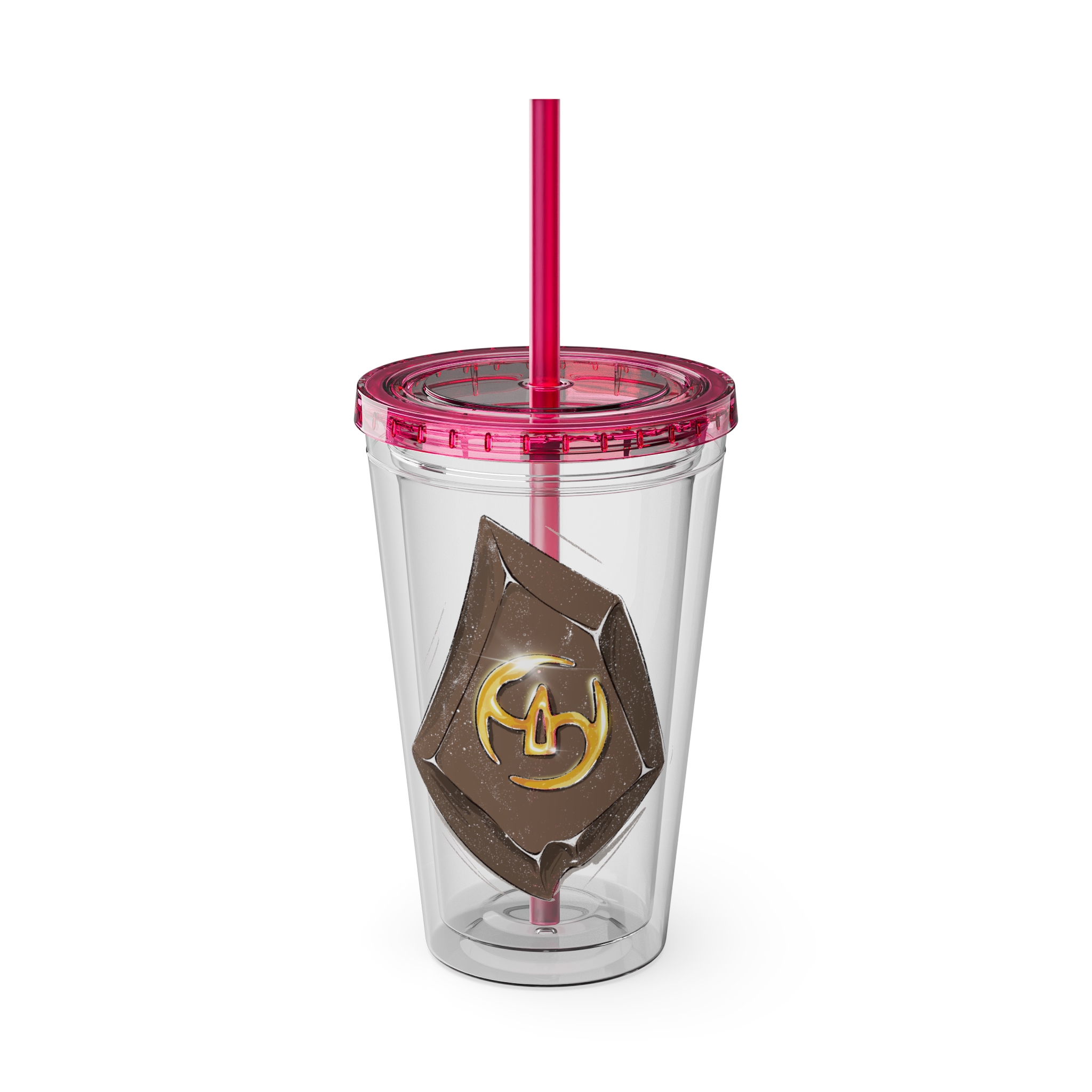 Samurai Clear Tumbler with Straw - Image 33