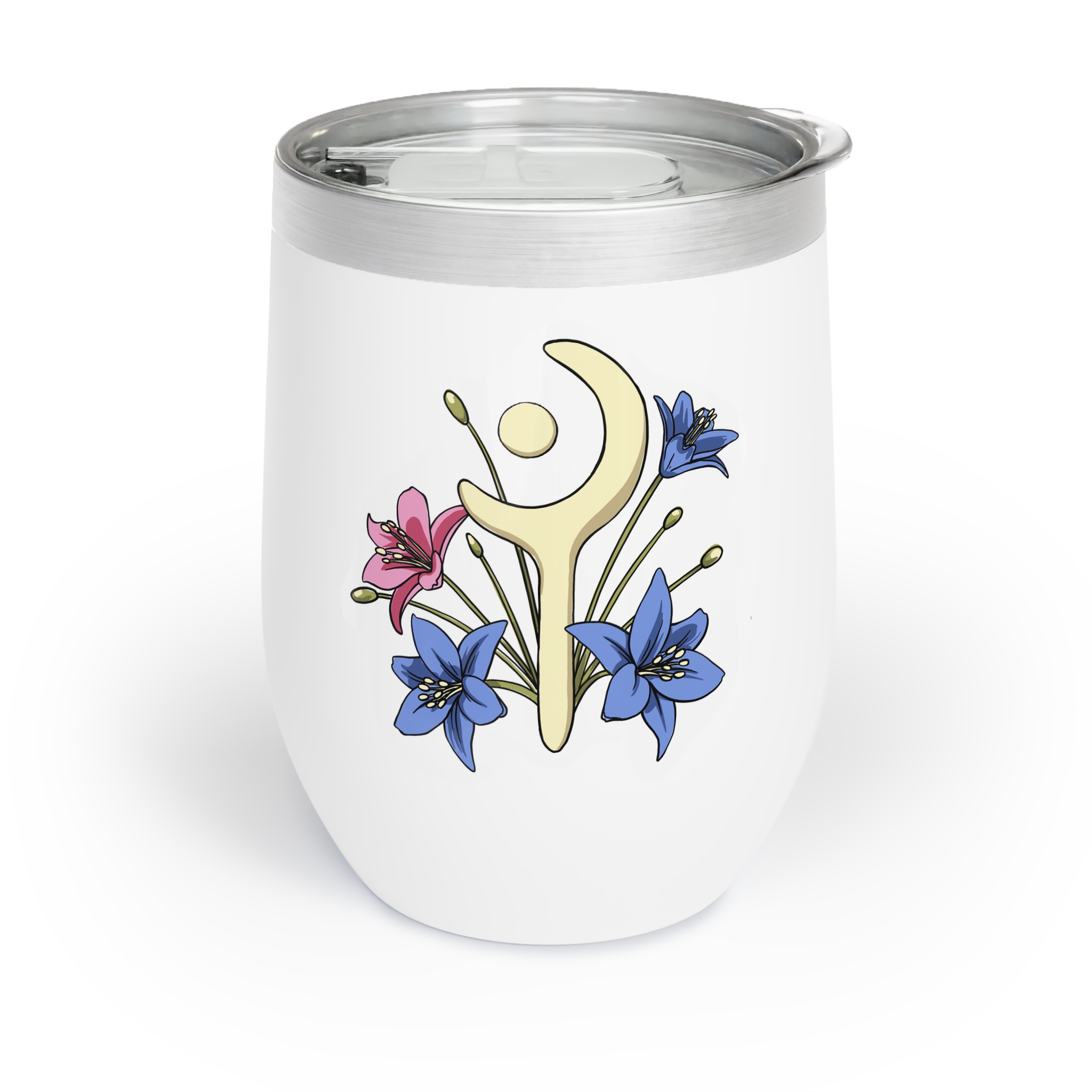 White Mage Wine Tumbler 12oz