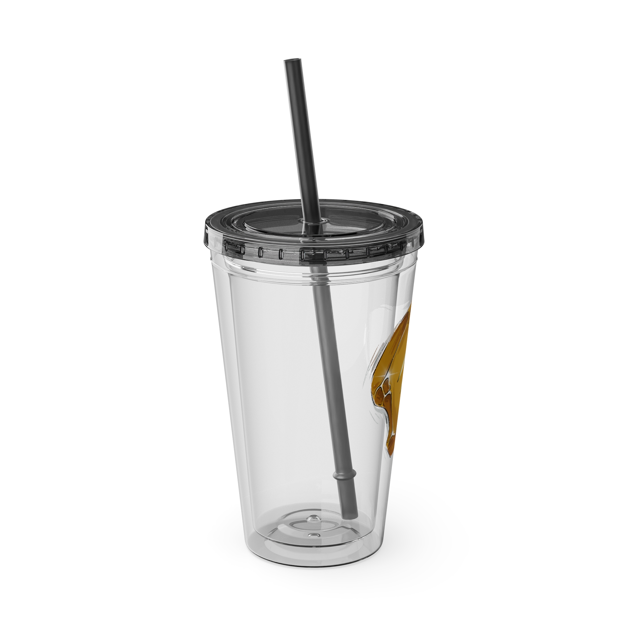 Monk Clear Tumbler with Straw - Image 10