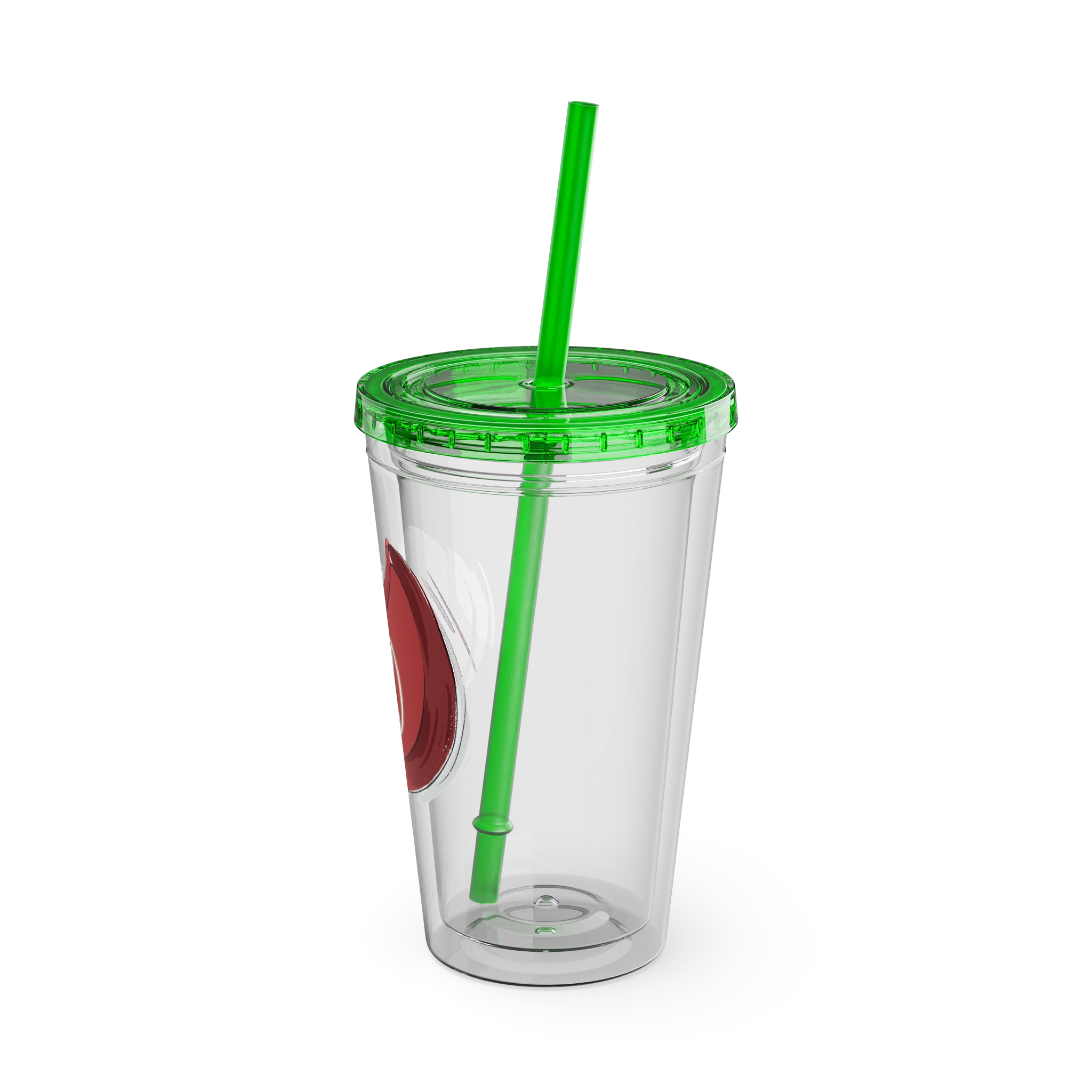 Warrior Clear Tumbler with Straw - Image 24