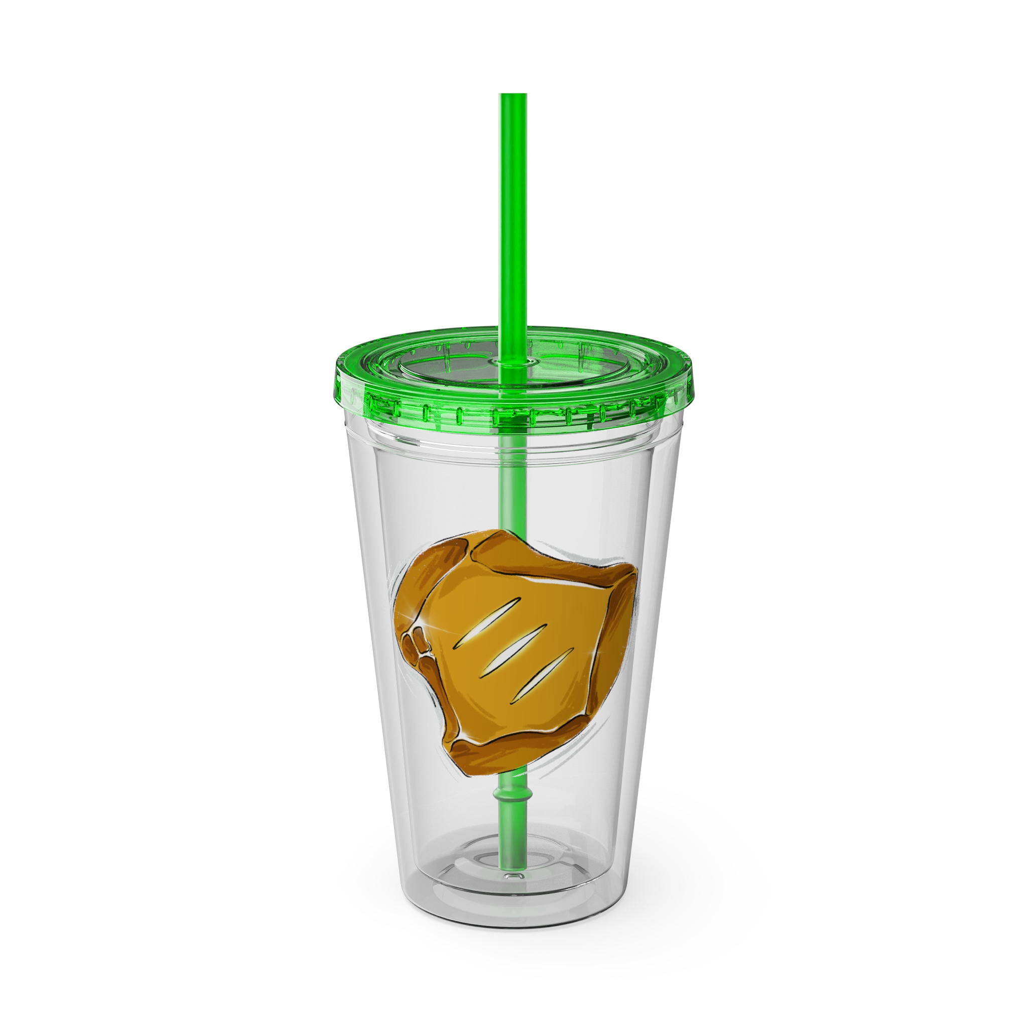 Monk Clear Tumbler with Straw - Image 17