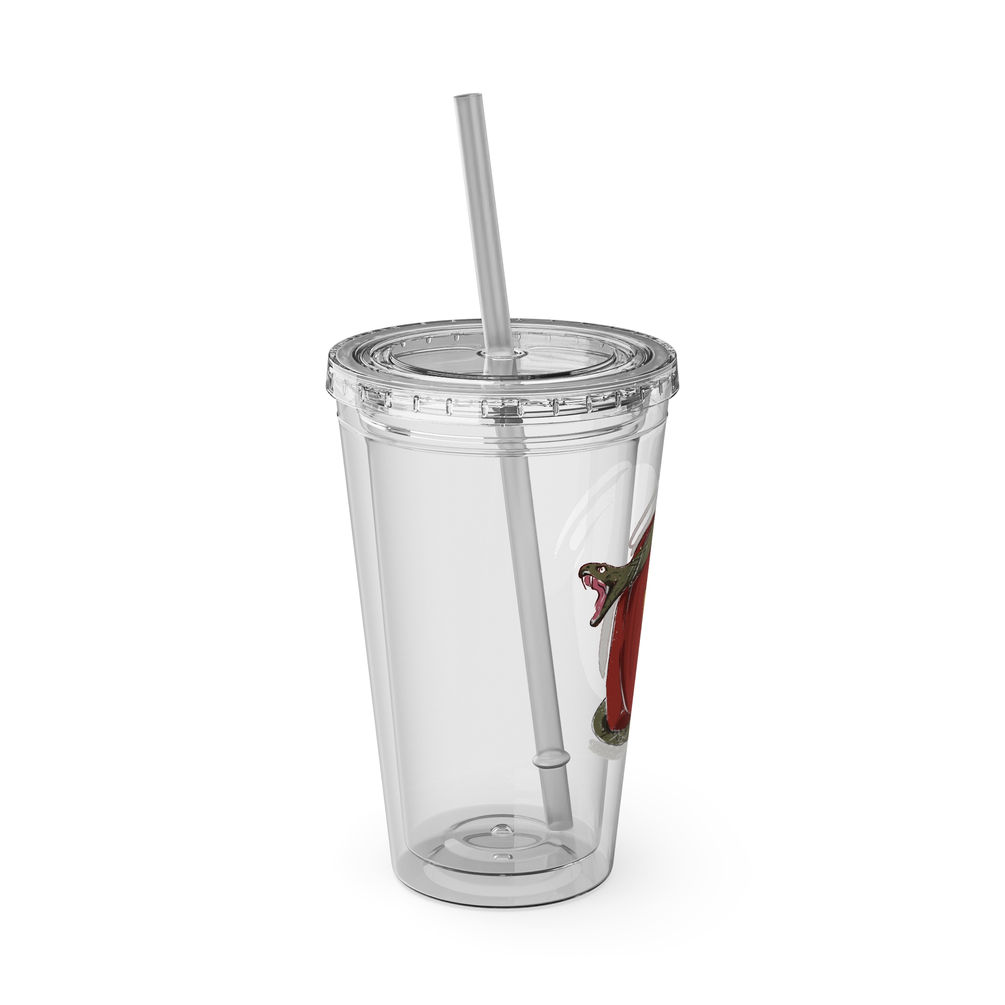 Viper Clear Tumbler with Straw - Image 6