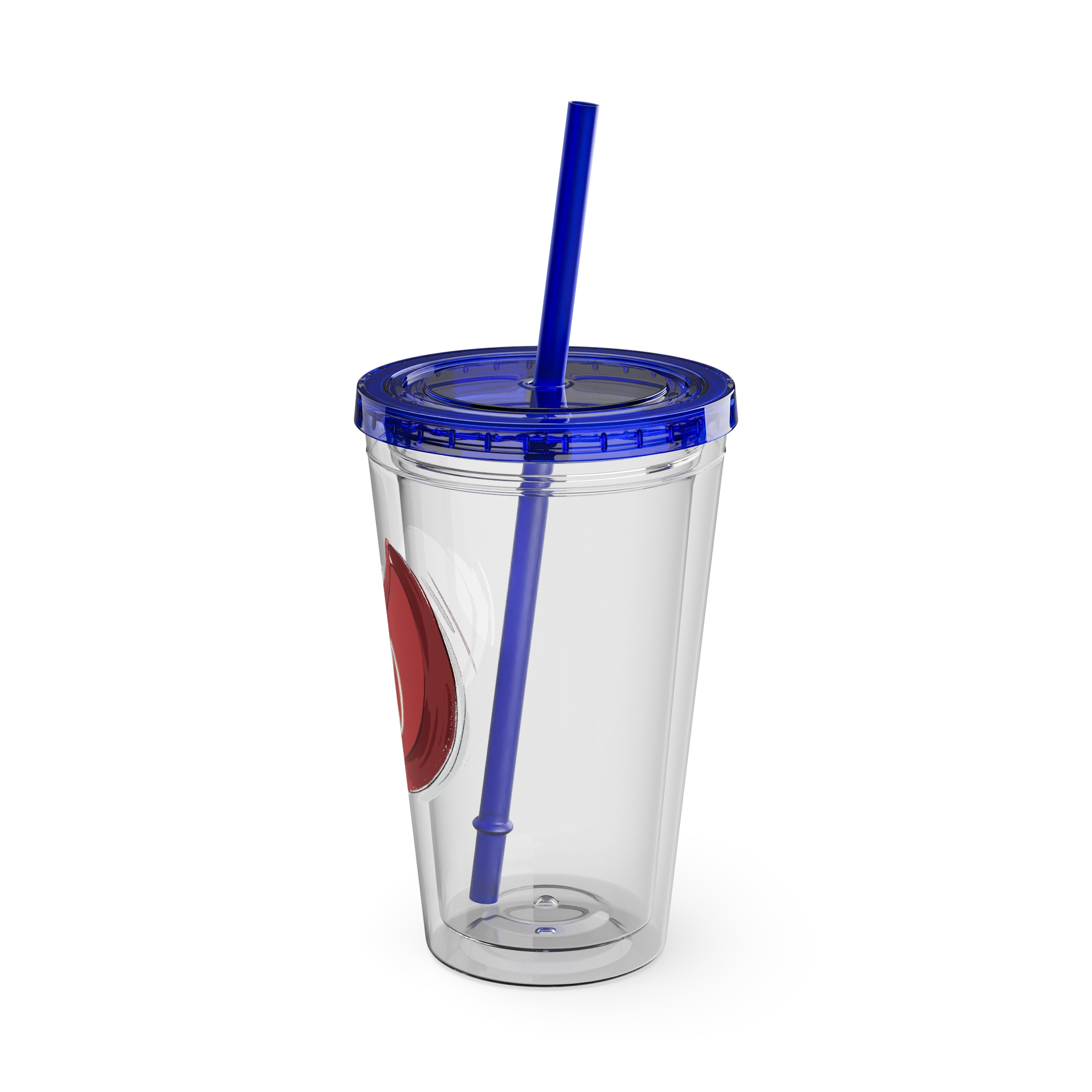 Warrior Clear Tumbler with Straw - Image 36