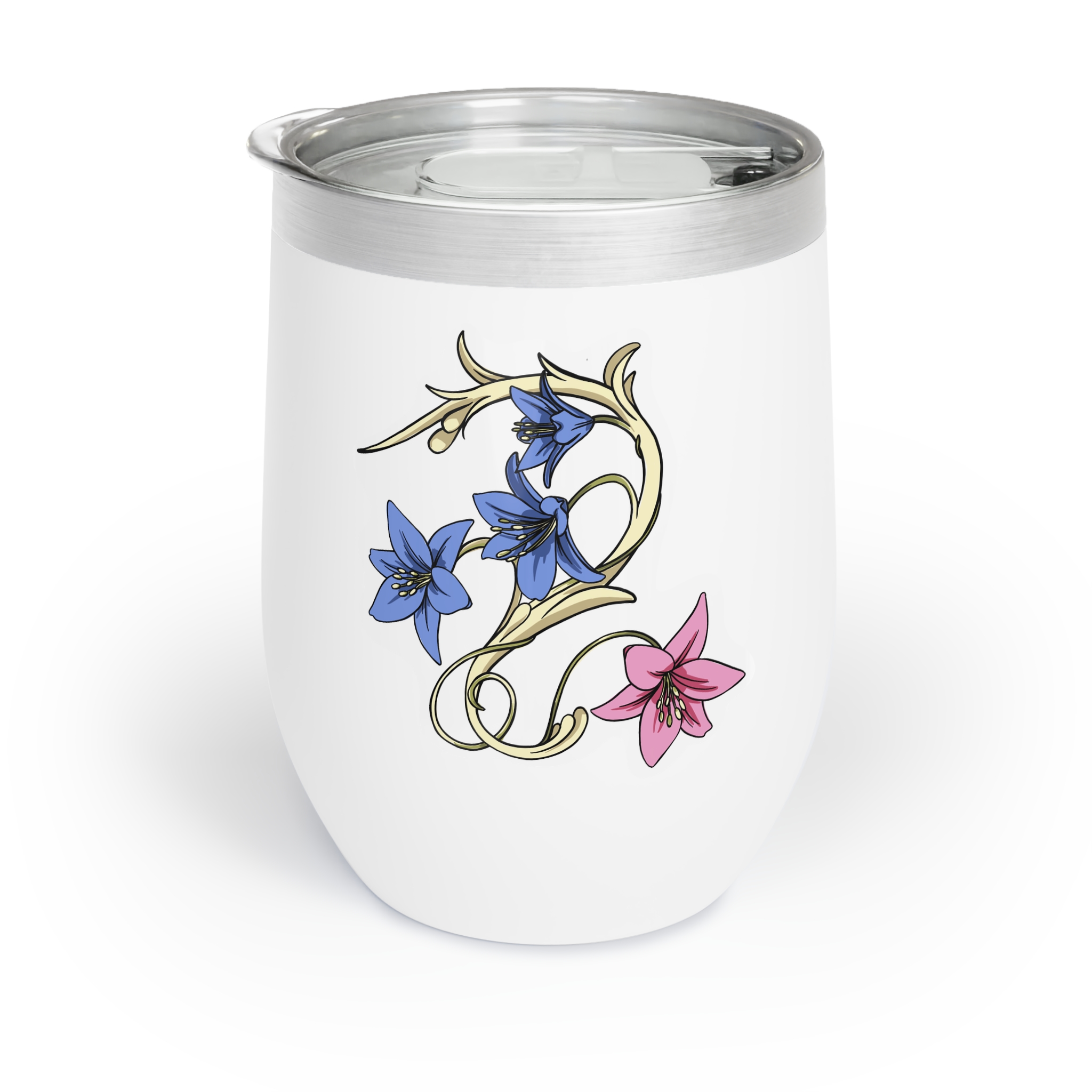 White Mage Wine Tumbler 12oz - Image 2