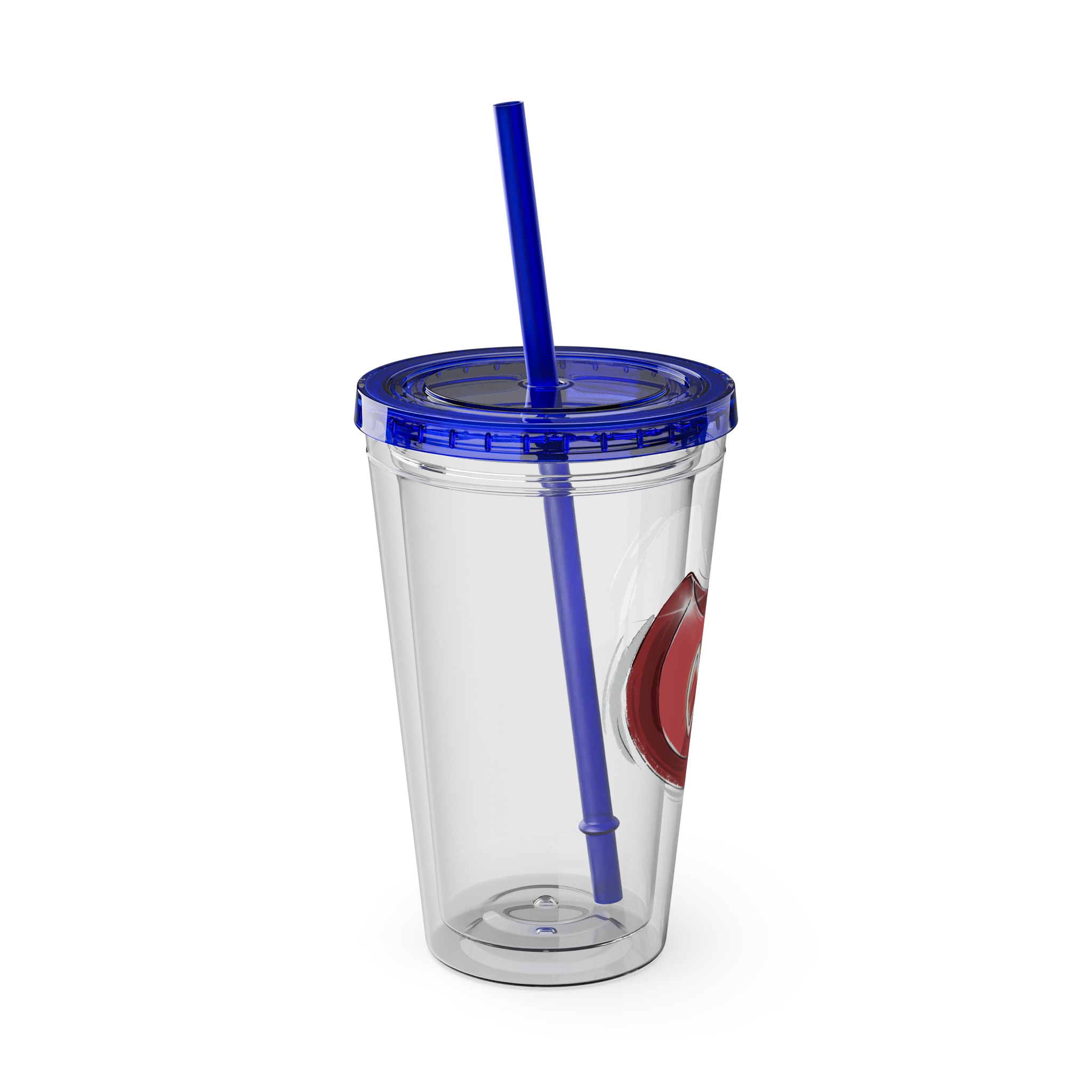 Warrior Clear Tumbler with Straw - Image 34