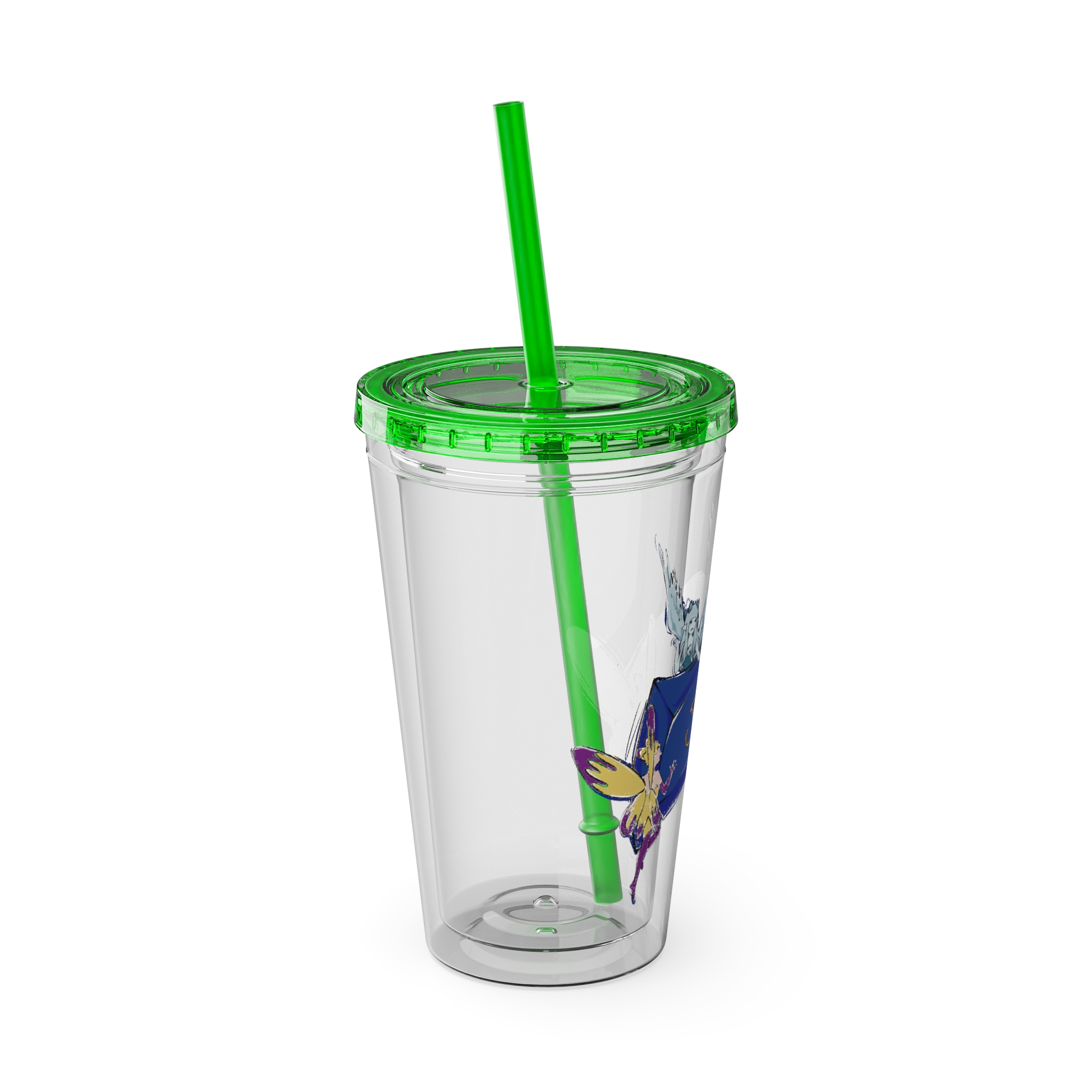 Scholar Clear Tumbler with Straw - Image 22