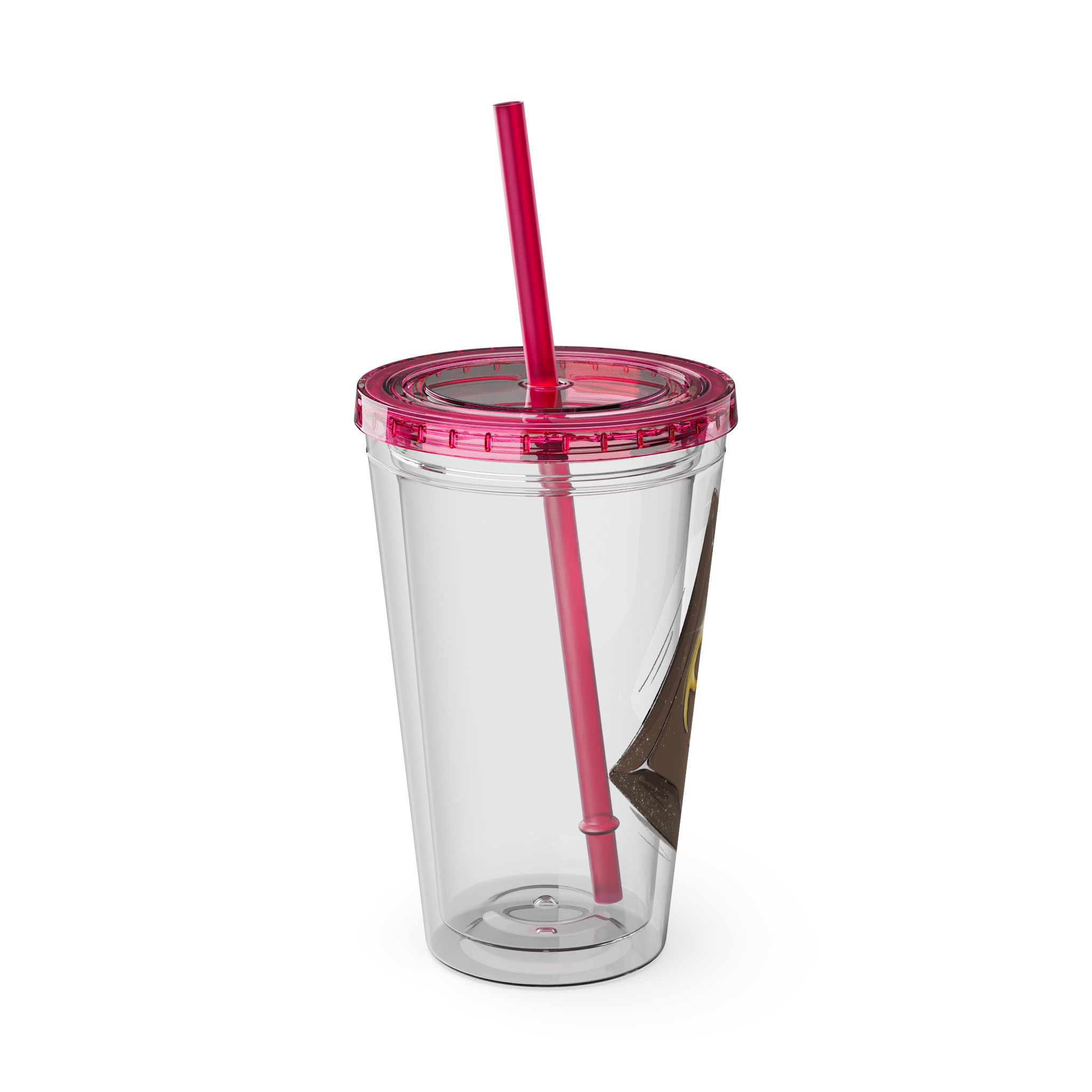 Samurai Clear Tumbler with Straw - Image 34