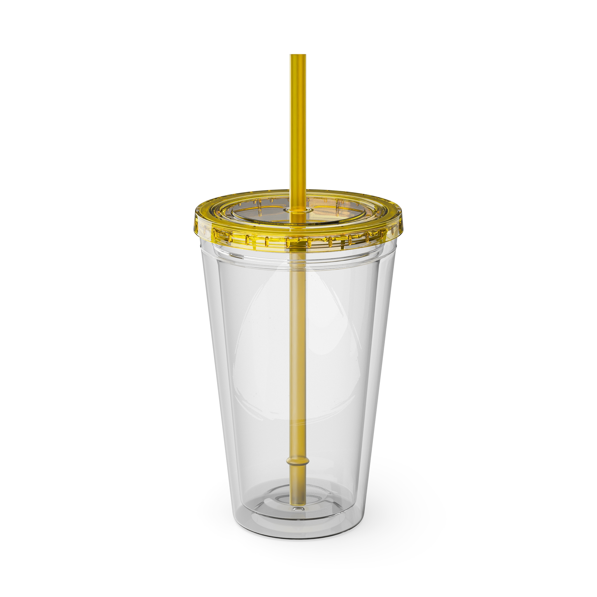 Red Mage Clear Tumbler with Straw - Image 19