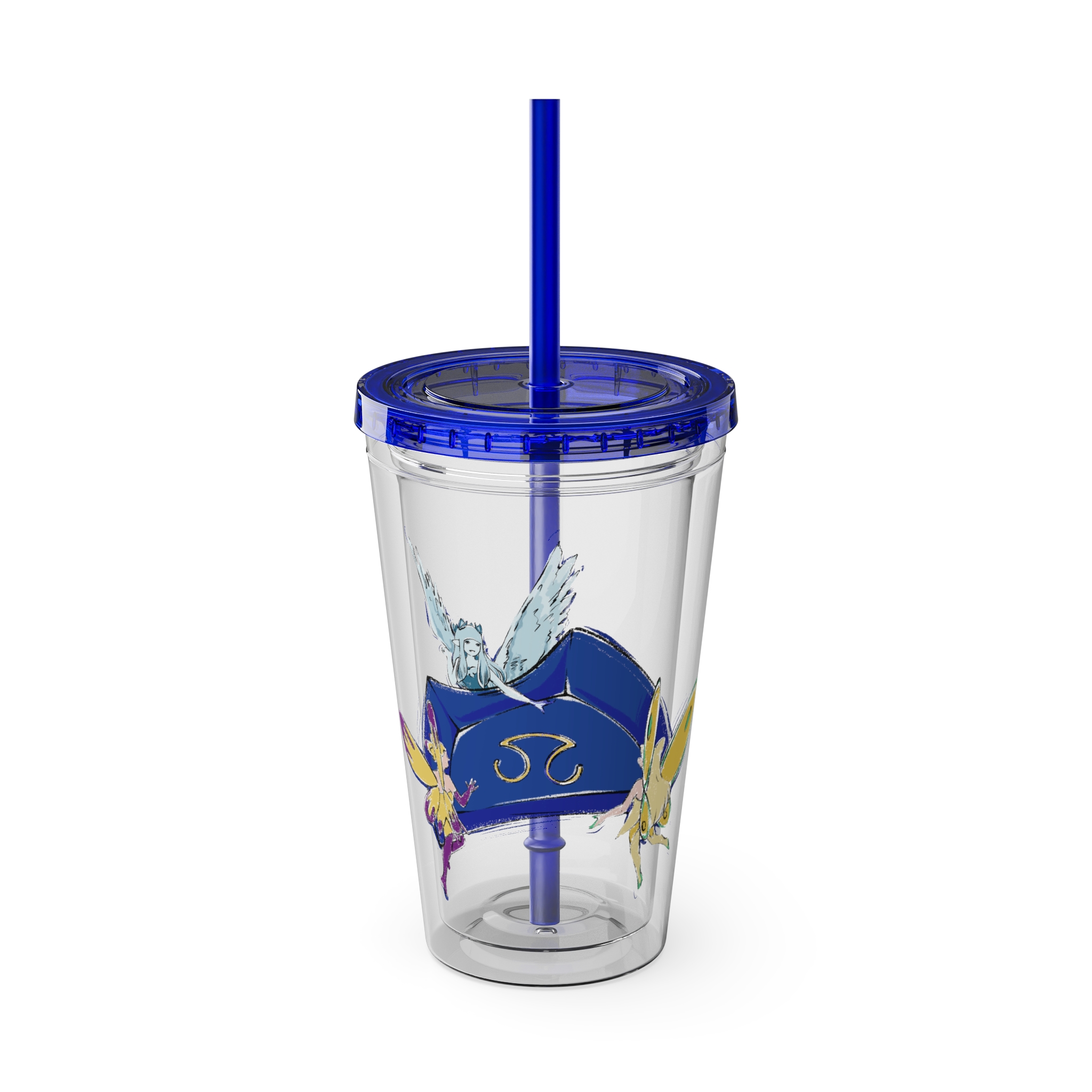 Scholar Clear Tumbler with Straw