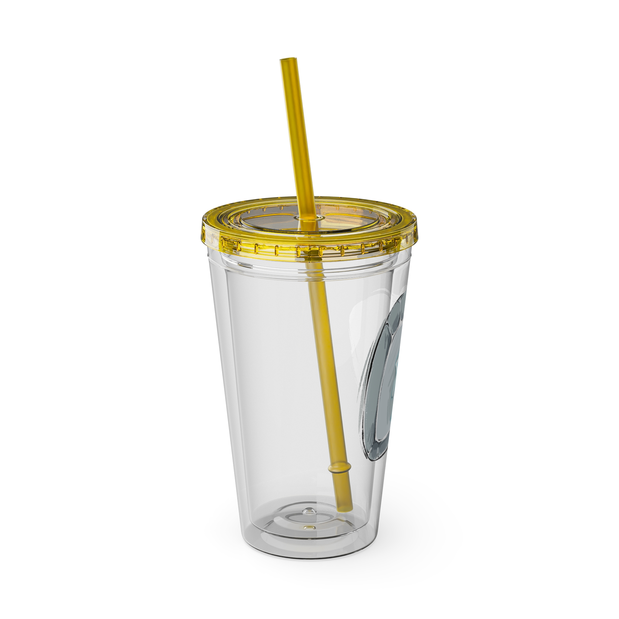 Sage Clear Tumbler with Straw - Image 14