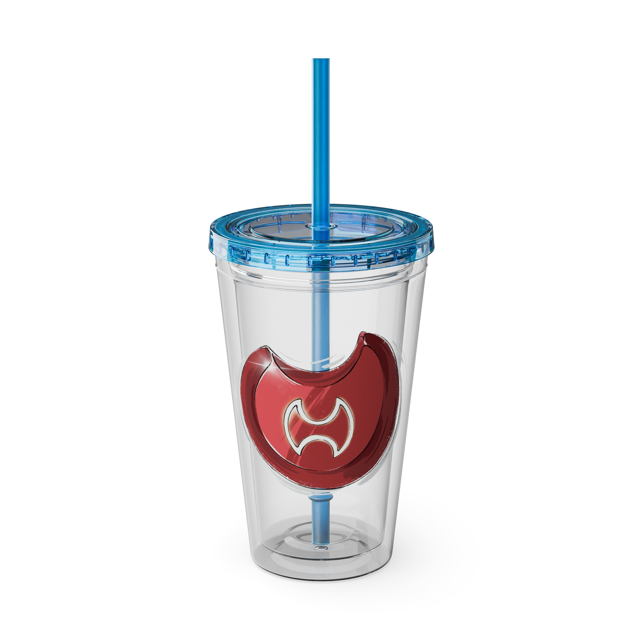 Warrior Clear Tumbler with Straw - Image 29