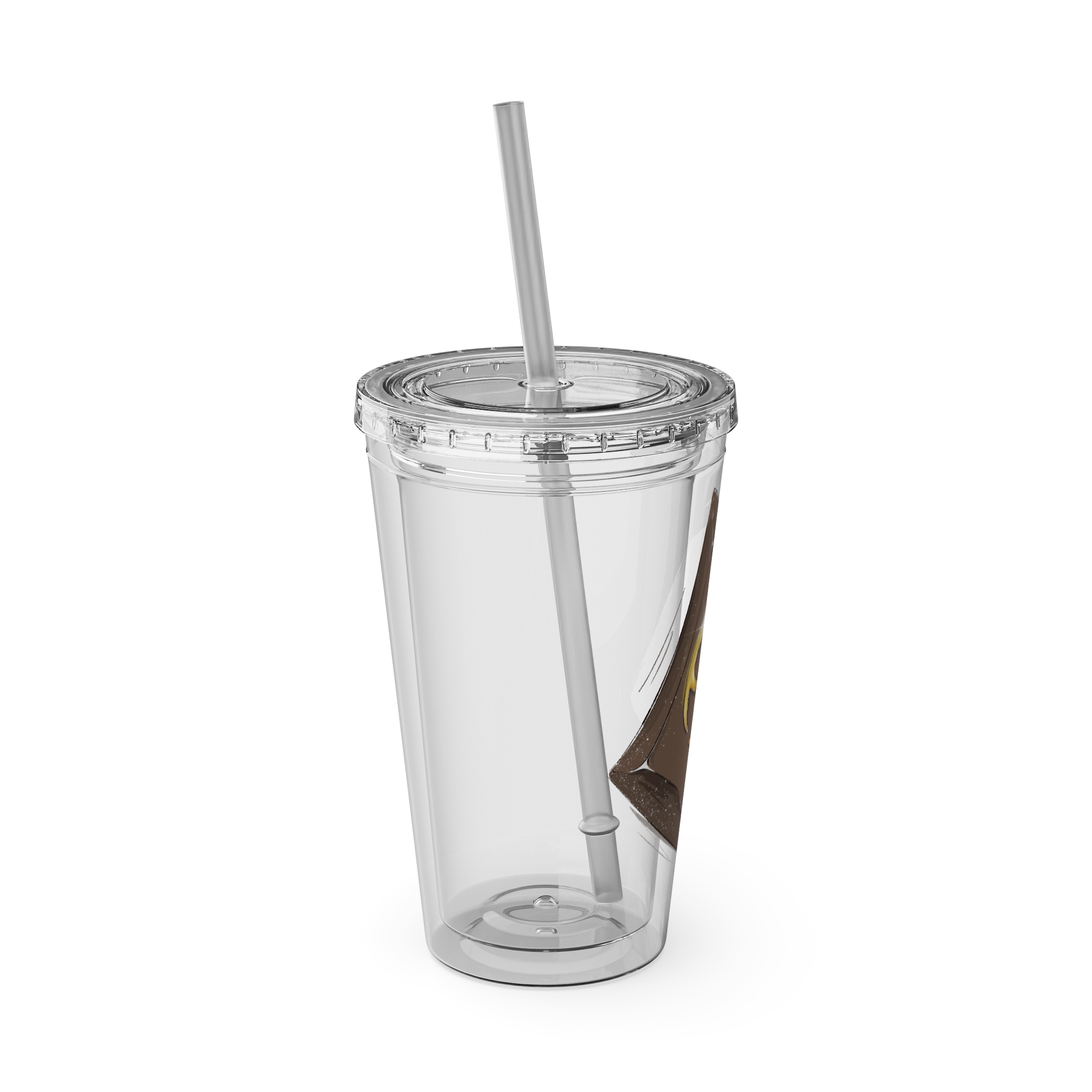 Samurai Clear Tumbler with Straw - Image 6