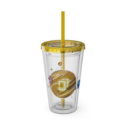 Astrologian Clear Tumbler with Straw