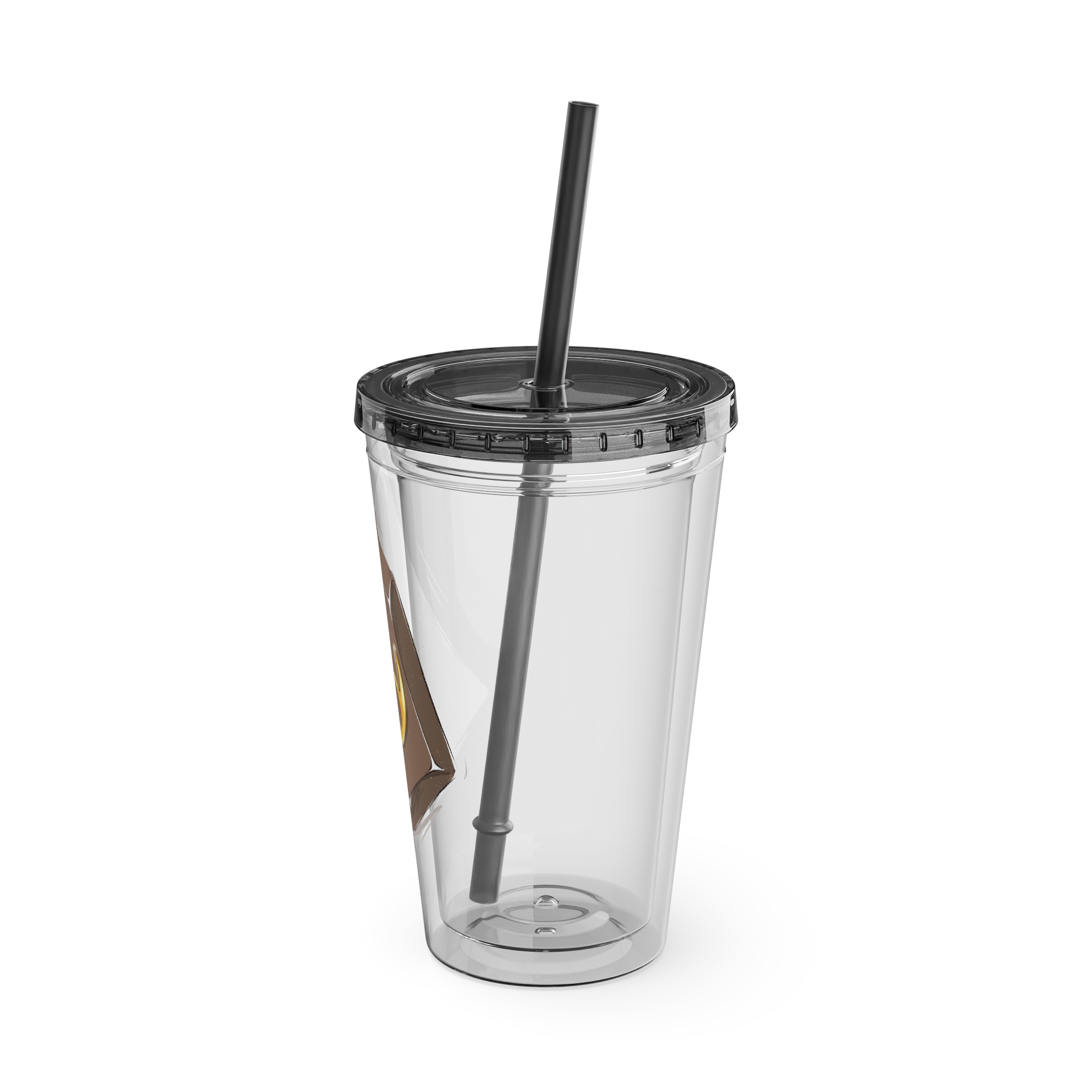 Samurai Clear Tumbler with Straw - Image 4