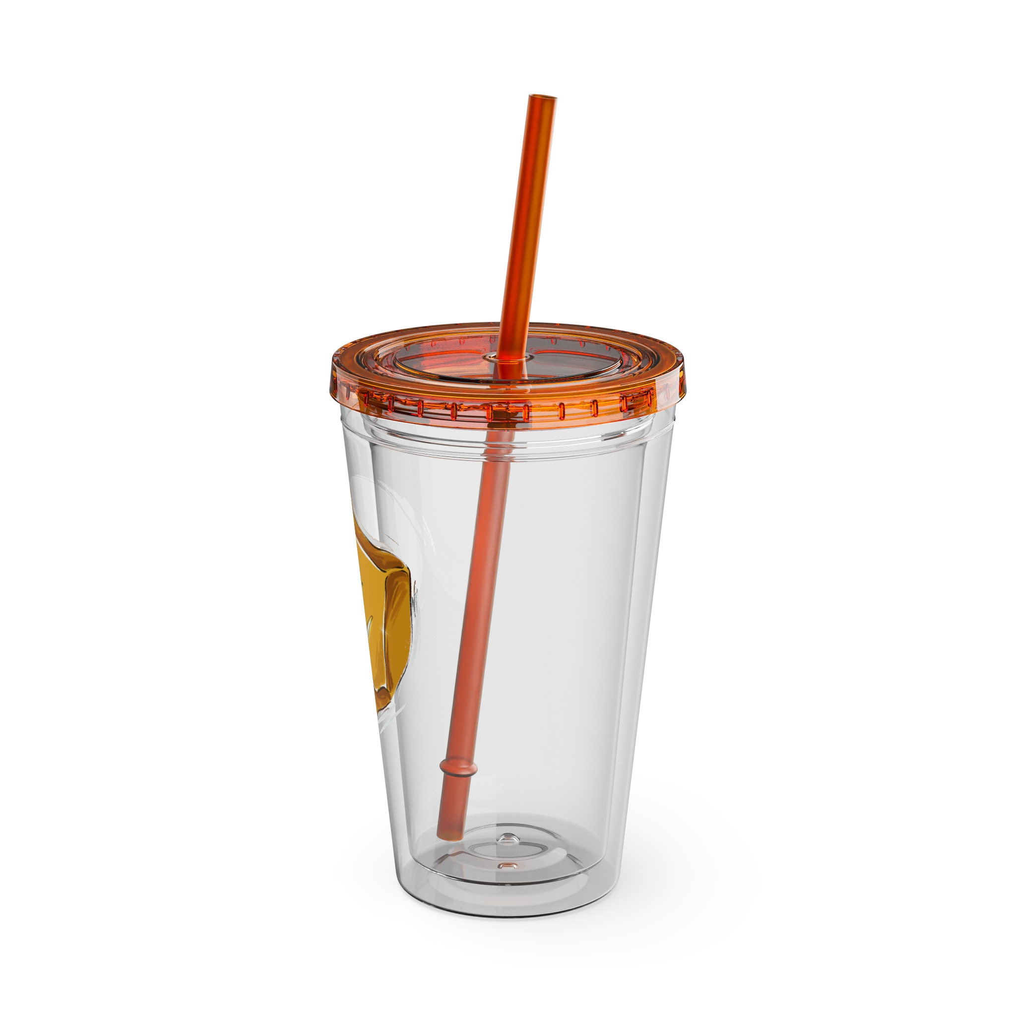 Monk Clear Tumbler with Straw - Image 16