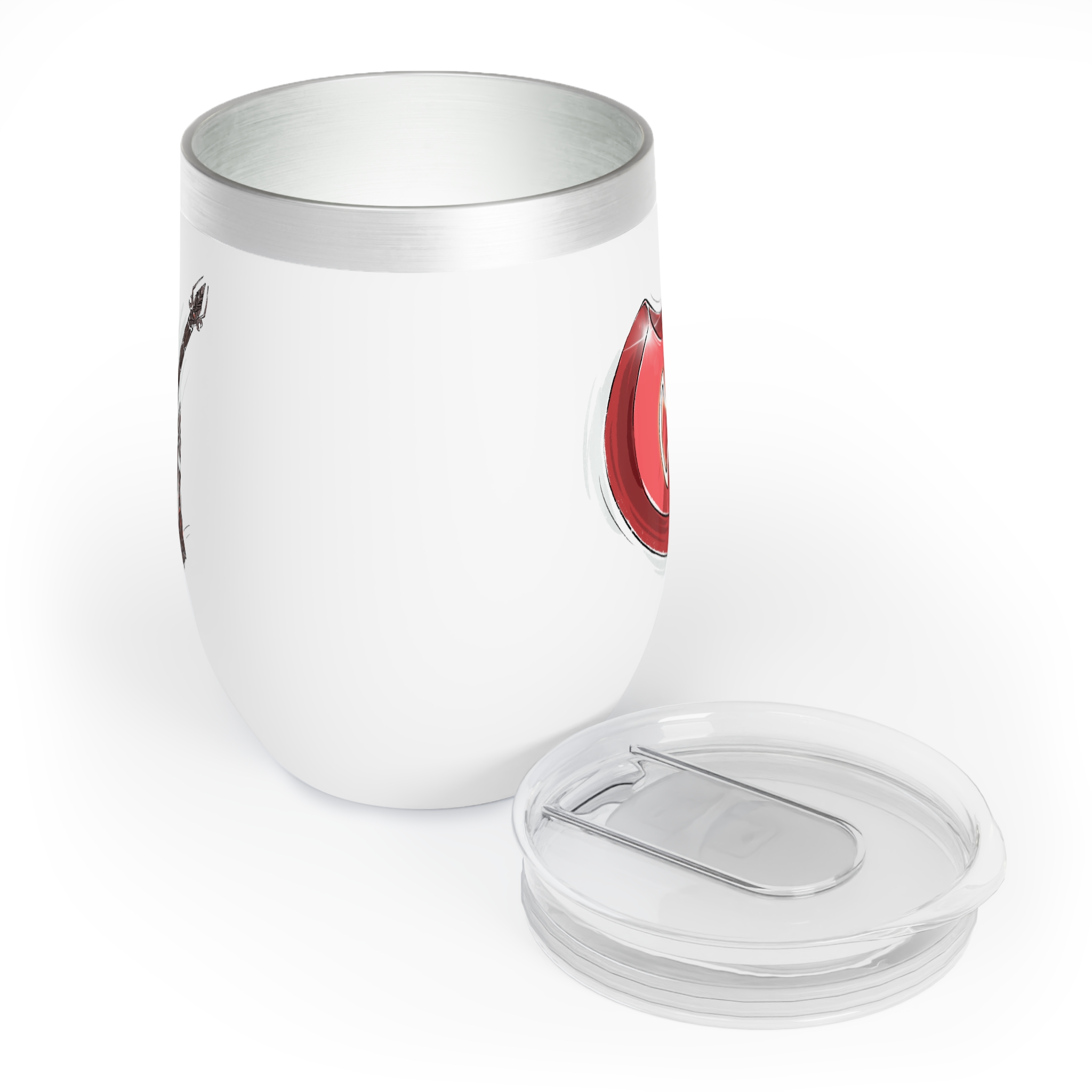 Warrior Wine Tumbler 12oz - Image 3