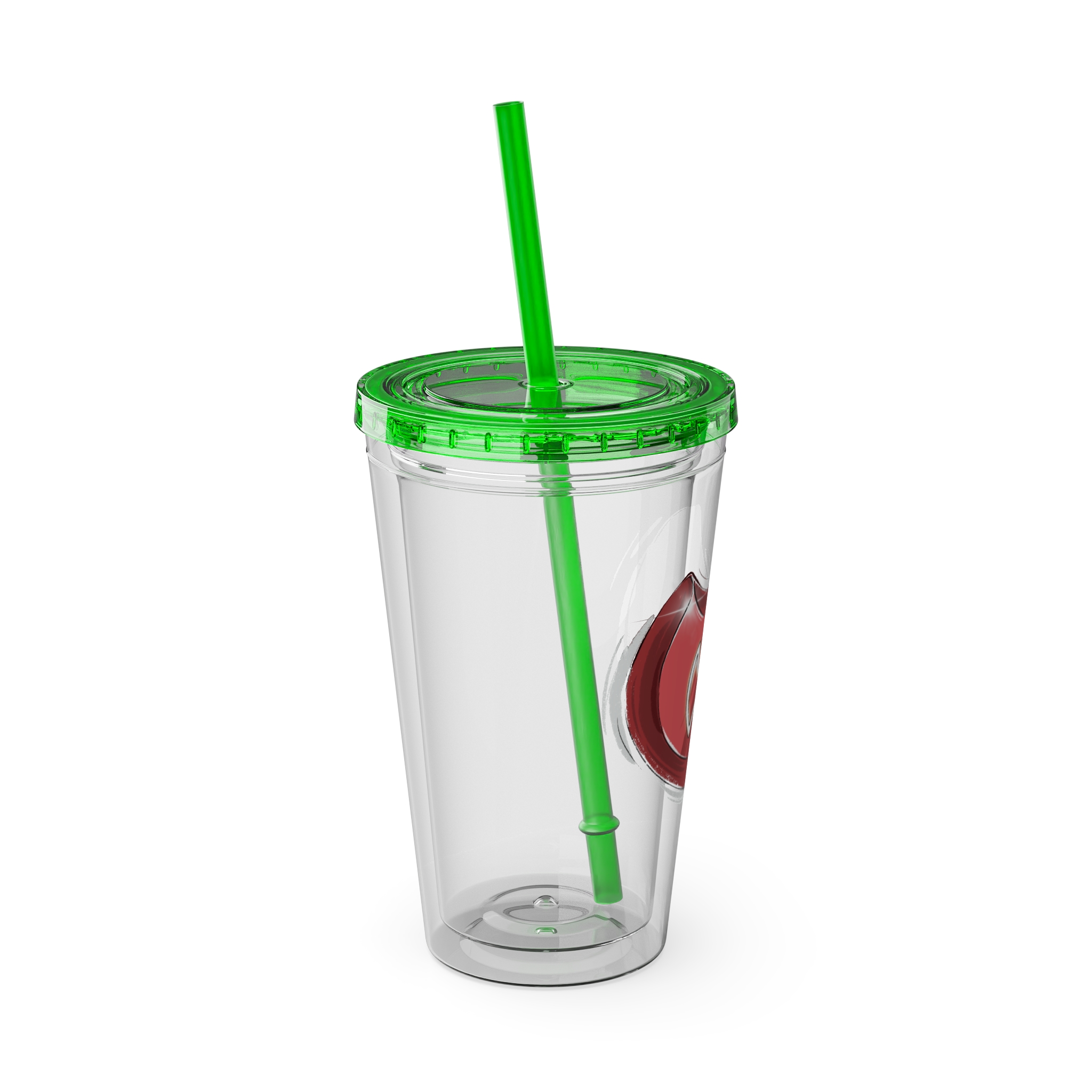 Warrior Clear Tumbler with Straw - Image 22