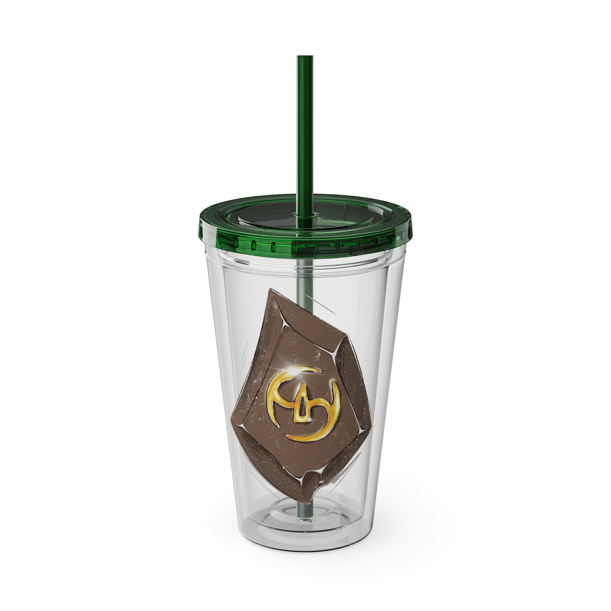 Samurai Clear Tumbler with Straw - Image 21