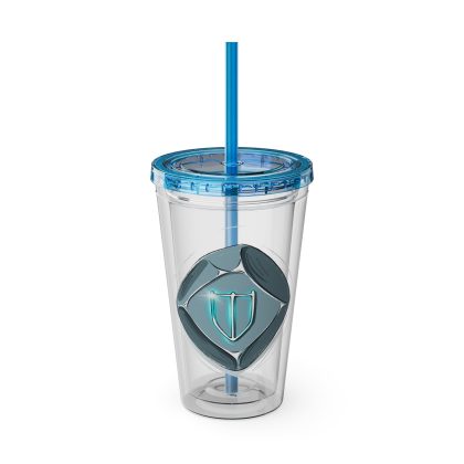 Paladin Clear Tumbler with Straw