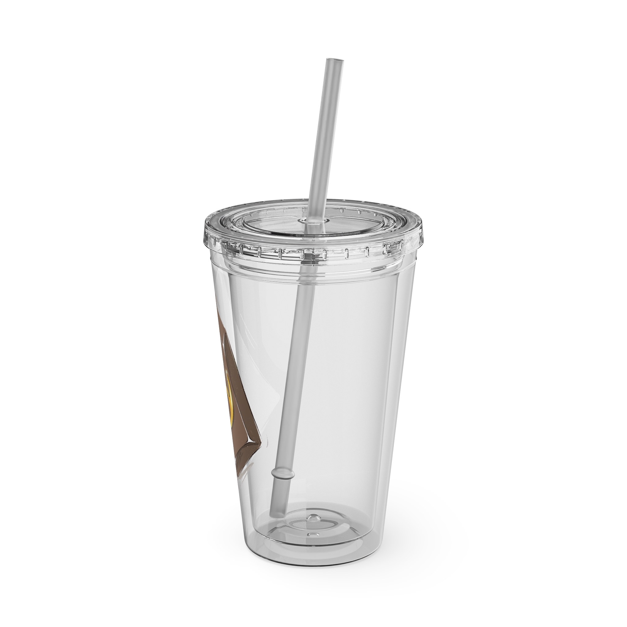 Samurai Clear Tumbler with Straw - Image 8