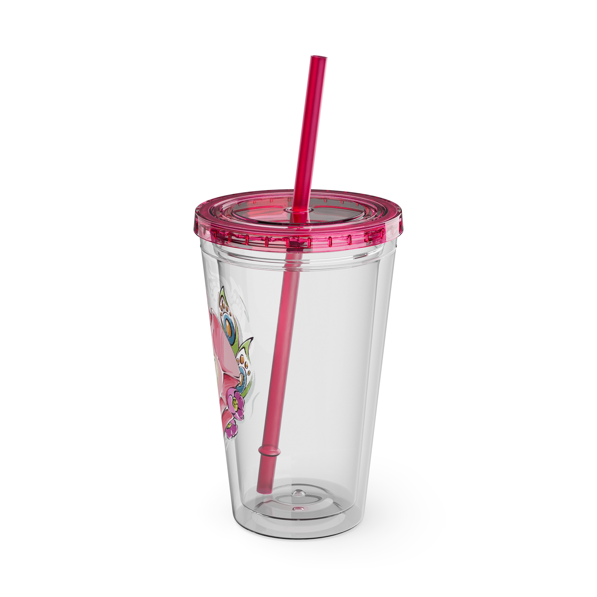 Dancer Clear Tumbler with Straw - Image 4