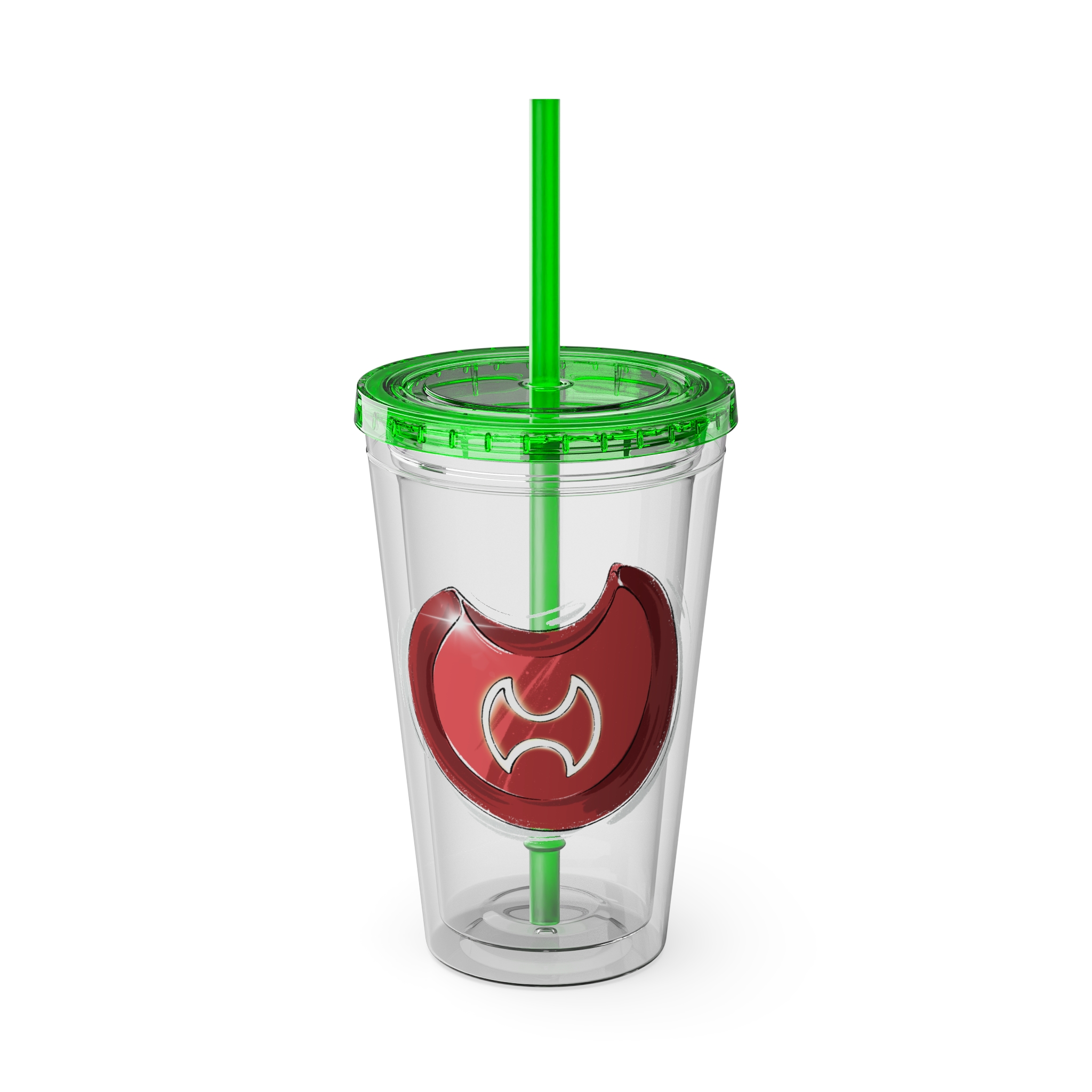 Warrior Clear Tumbler with Straw - Image 21