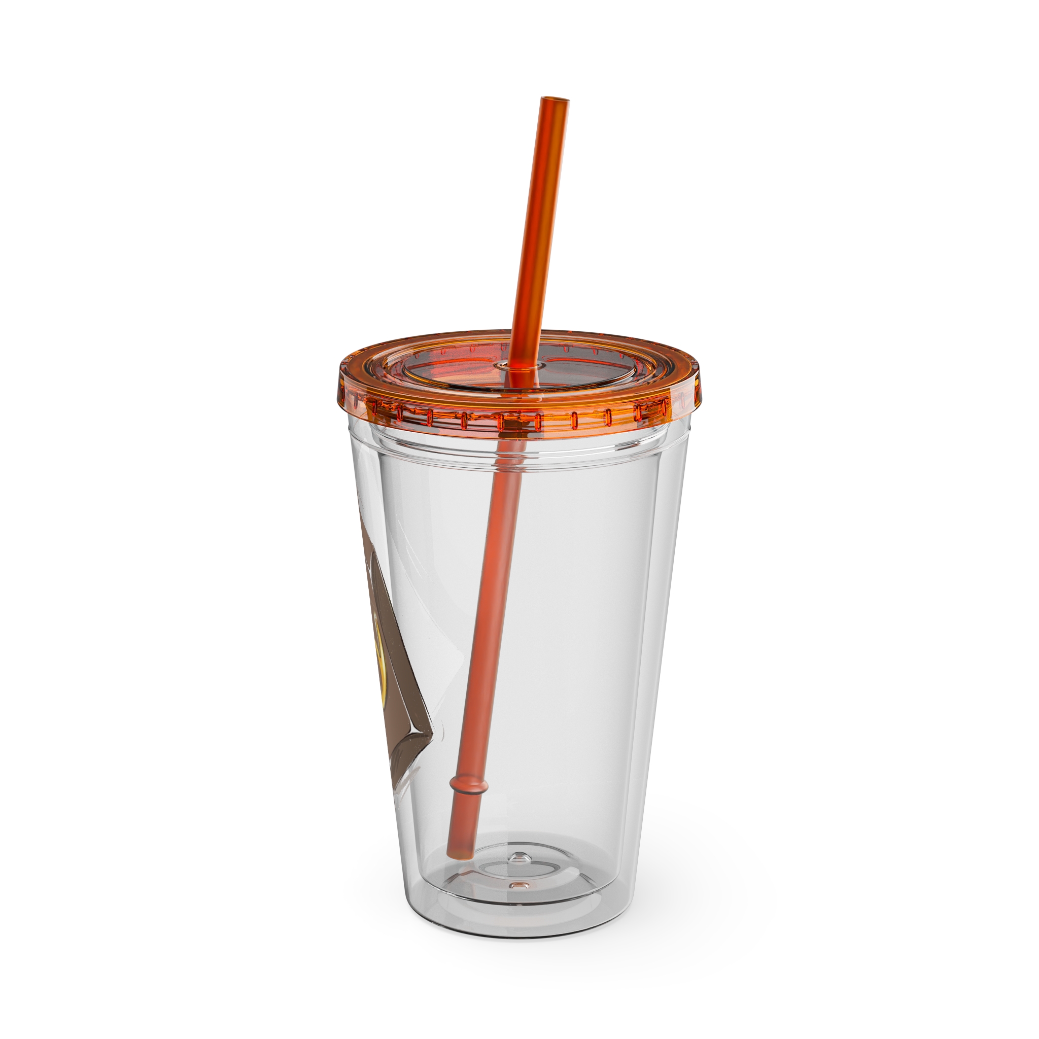 Samurai Clear Tumbler with Straw - Image 12
