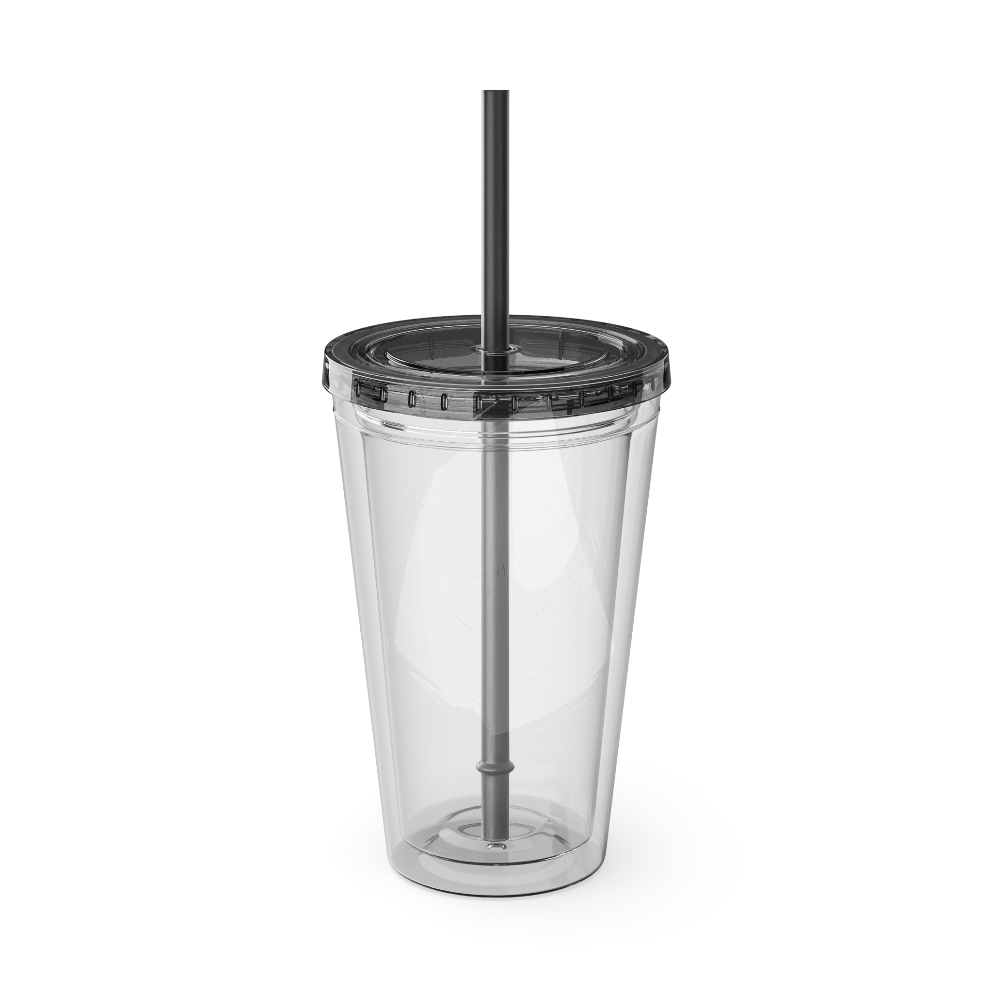 Samurai Clear Tumbler with Straw - Image 3
