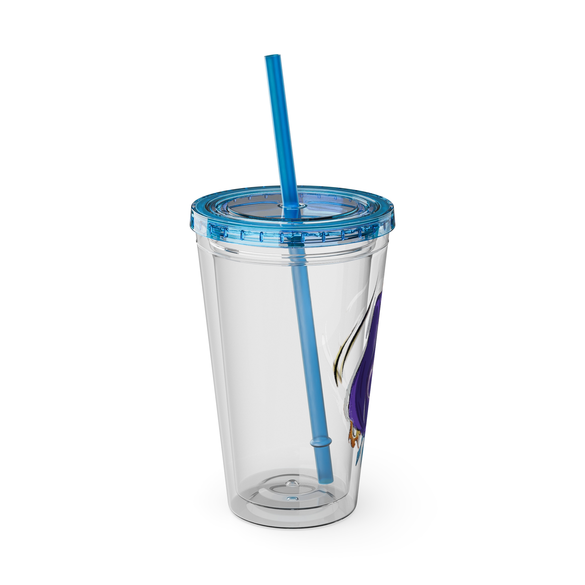 Black Mage Clear Tumbler with Straw - Image 30