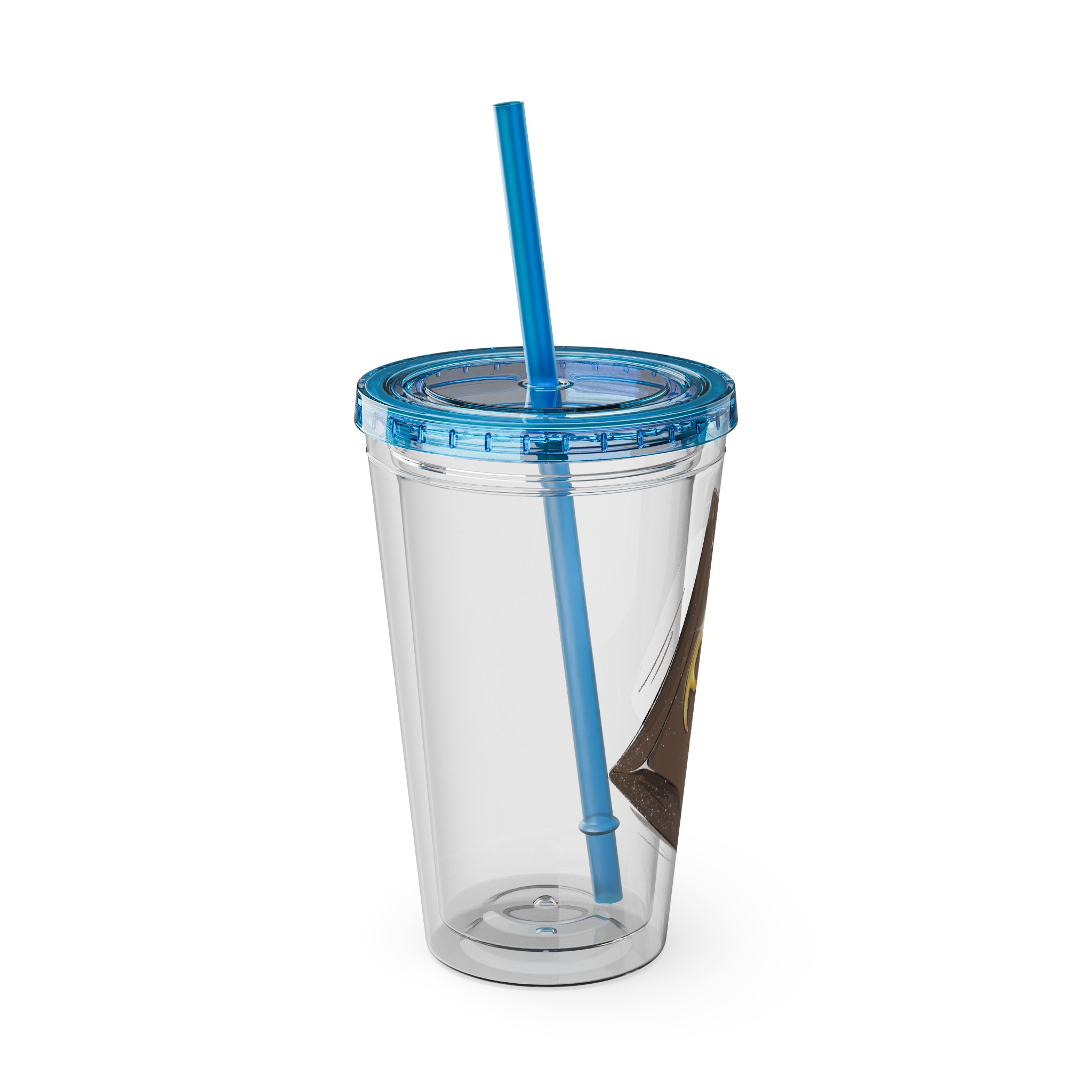 Samurai Clear Tumbler with Straw - Image 26