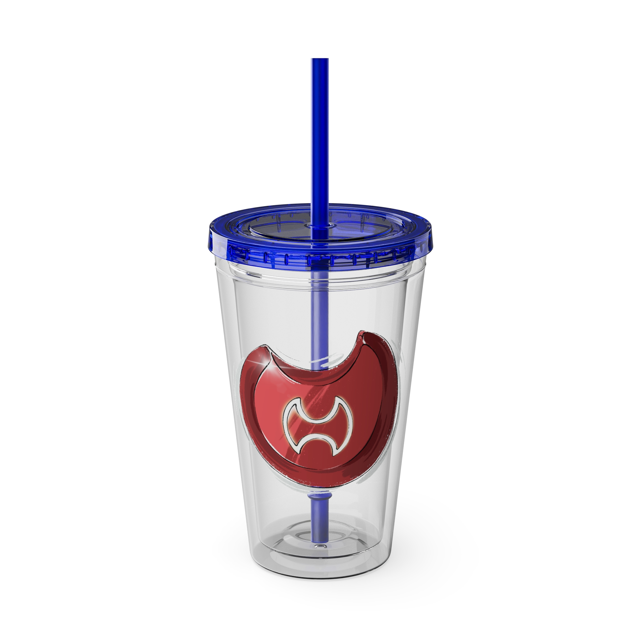 Warrior Clear Tumbler with Straw - Image 33