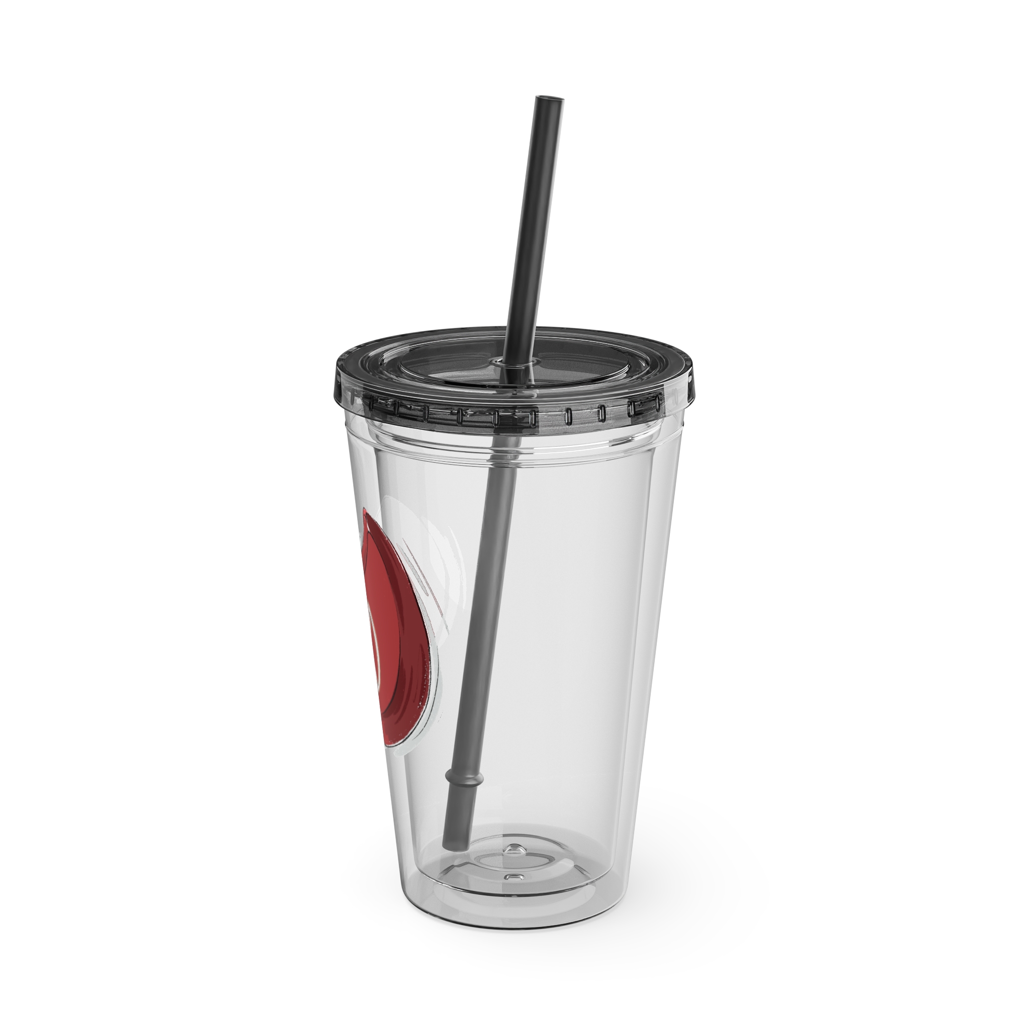 Warrior Clear Tumbler with Straw - Image 12