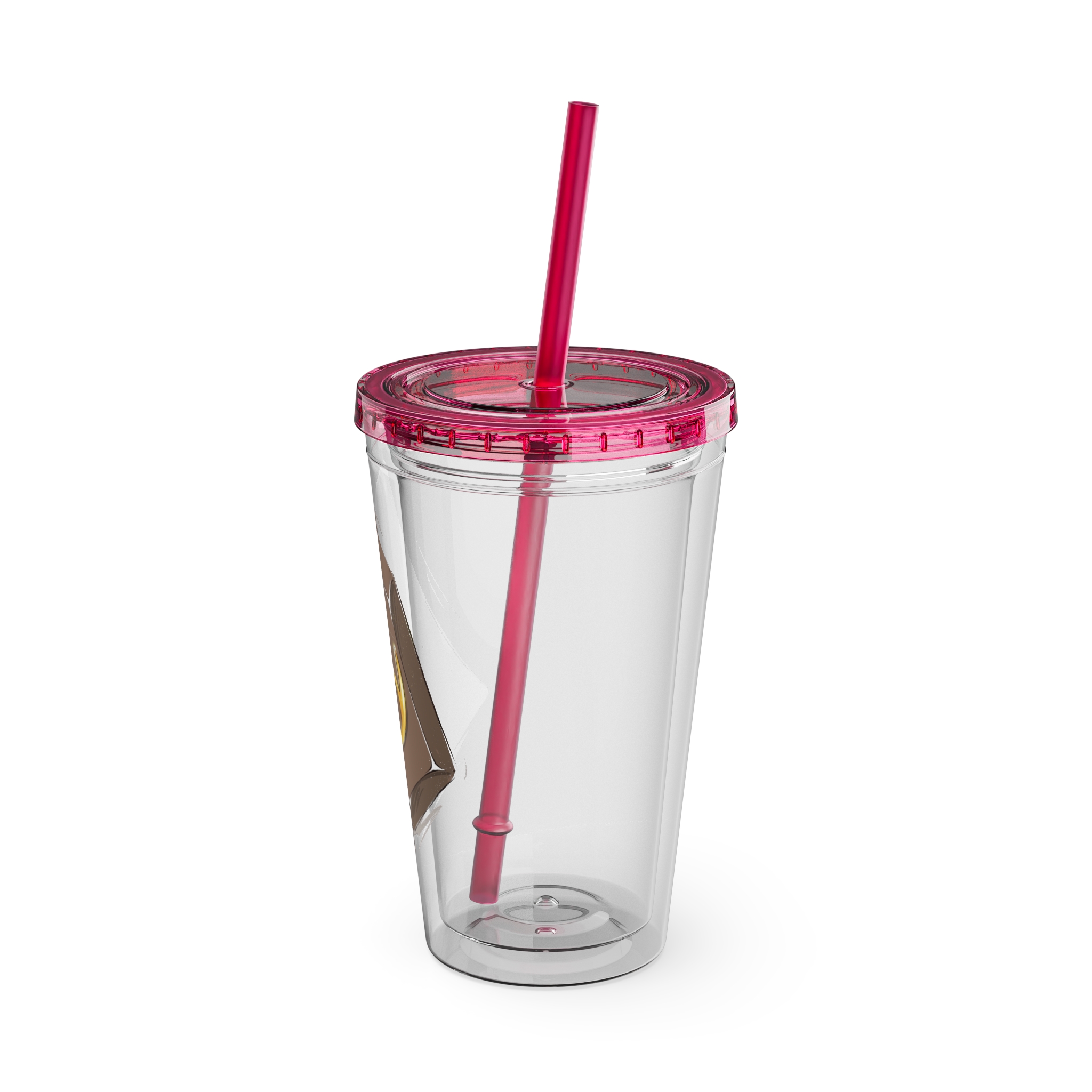 Samurai Clear Tumbler with Straw - Image 36