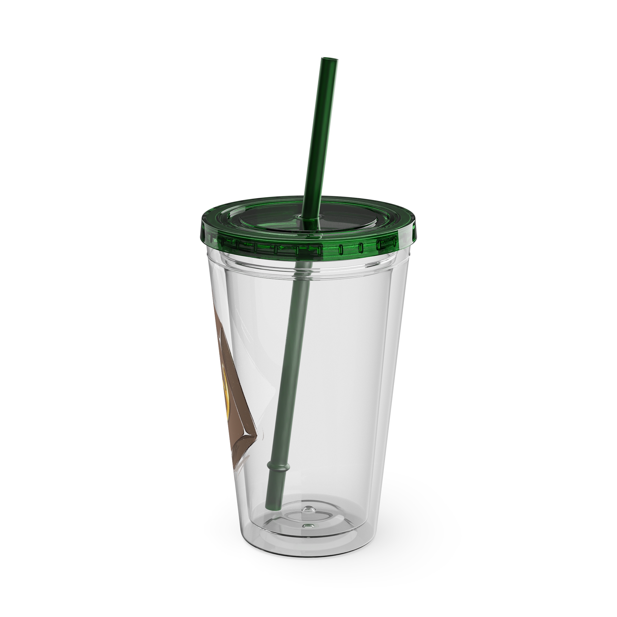 Samurai Clear Tumbler with Straw - Image 24